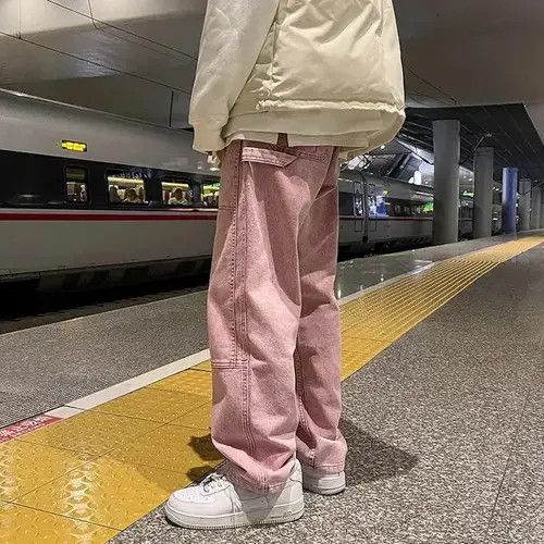 Japanese Brand Pink street fashion pants y2k Size US 32 / EU 48 - 1 Thumbnail