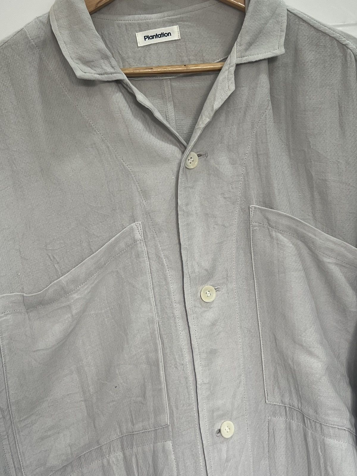 Issey Miyake Plantation by Issey Miyaki Paper Blend Long Coat Size M / US 6-8 / IT 42-44 - 12 Thumbnail