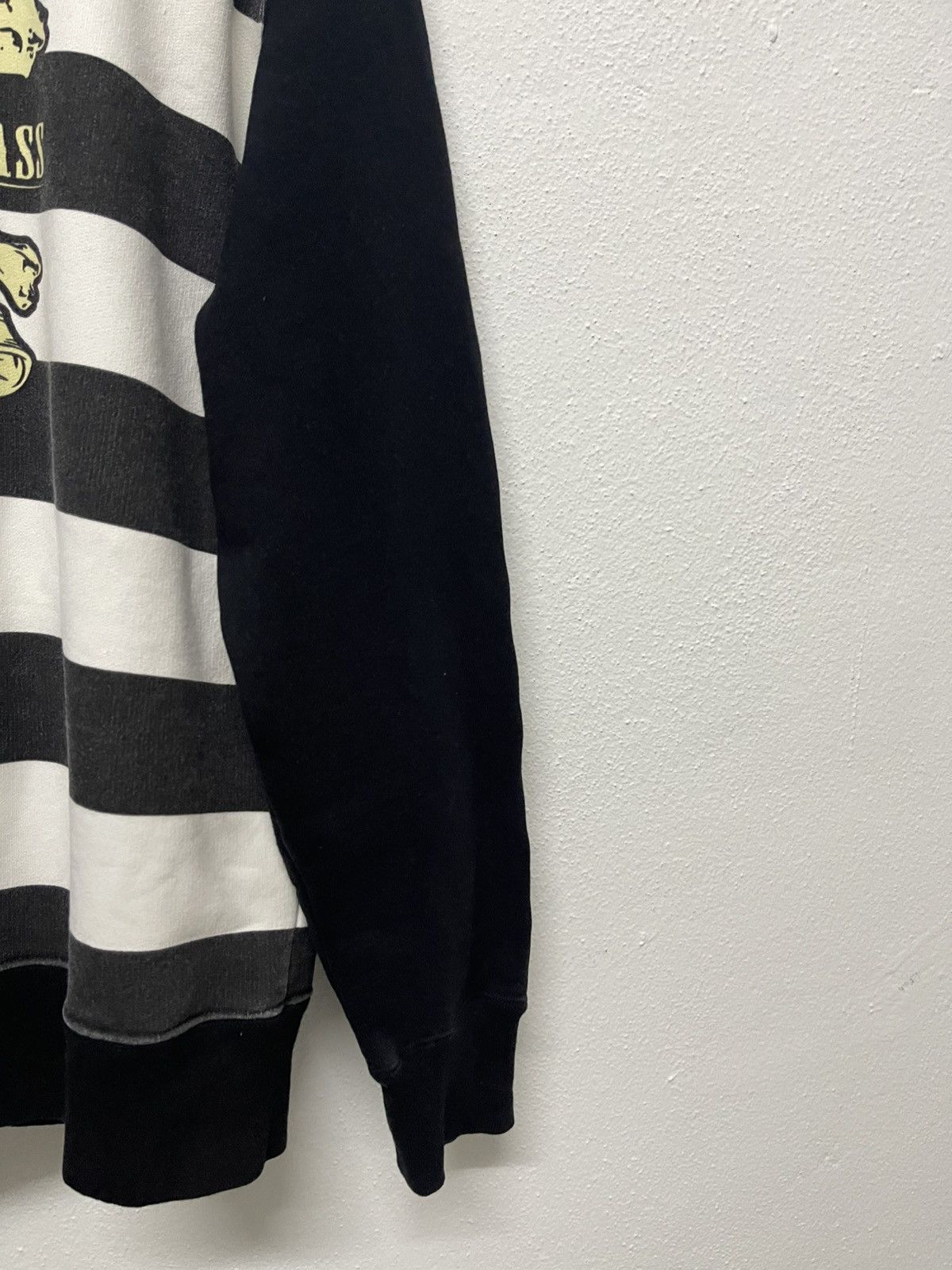 Japanese Brand × Vanson Leathers × Vintage 2000s VANSON X T.F.O.A STRIPES EMBROIDERED ZIPPER SWEATER Size US L / EU 52-54 / 3 - 12 Thumbnail