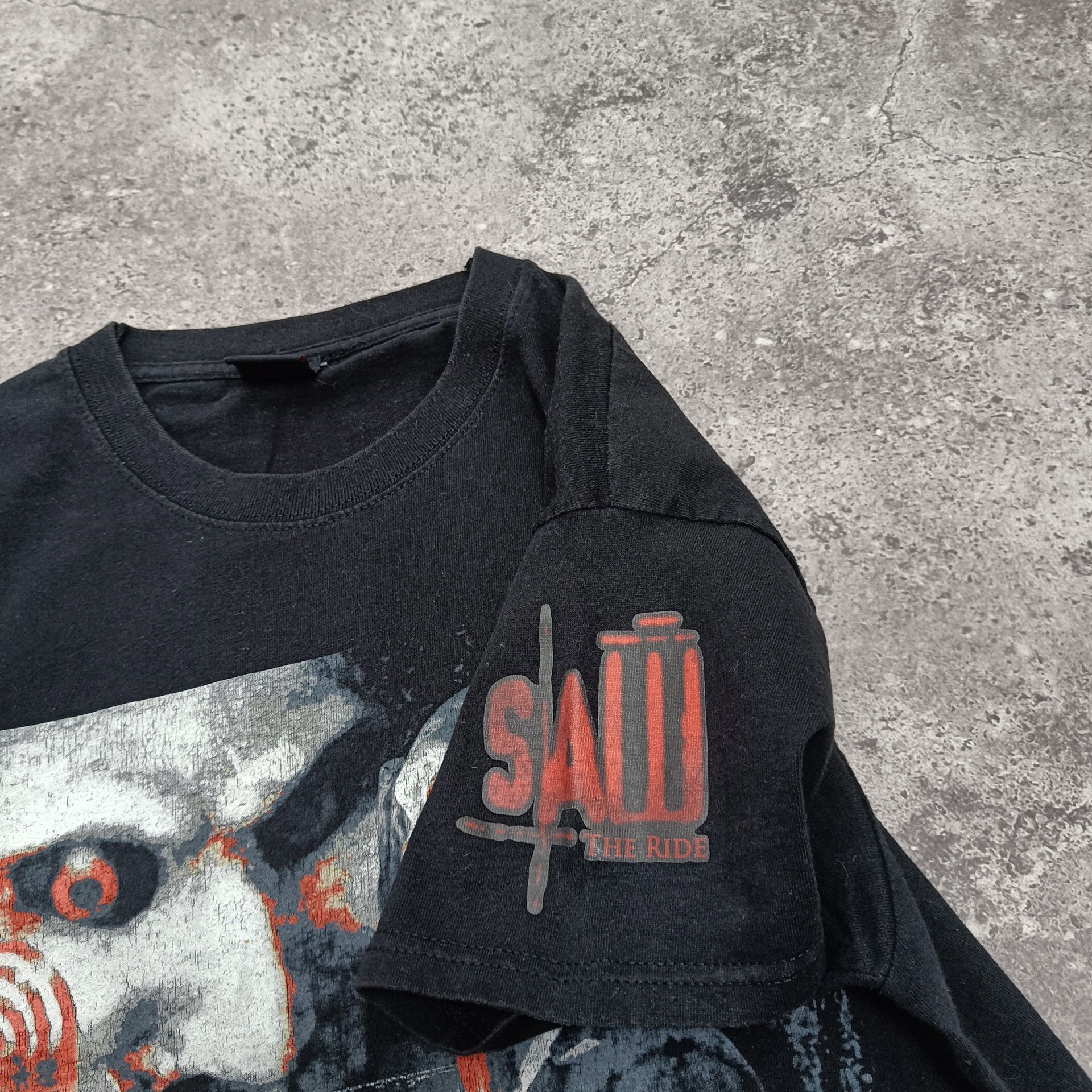 Vintage Vintage Y2k Rare Saw The Ride Horror Movie Promo T-Shirt 00s Size US L / EU 52-54 / 3 - 7 Thumbnail