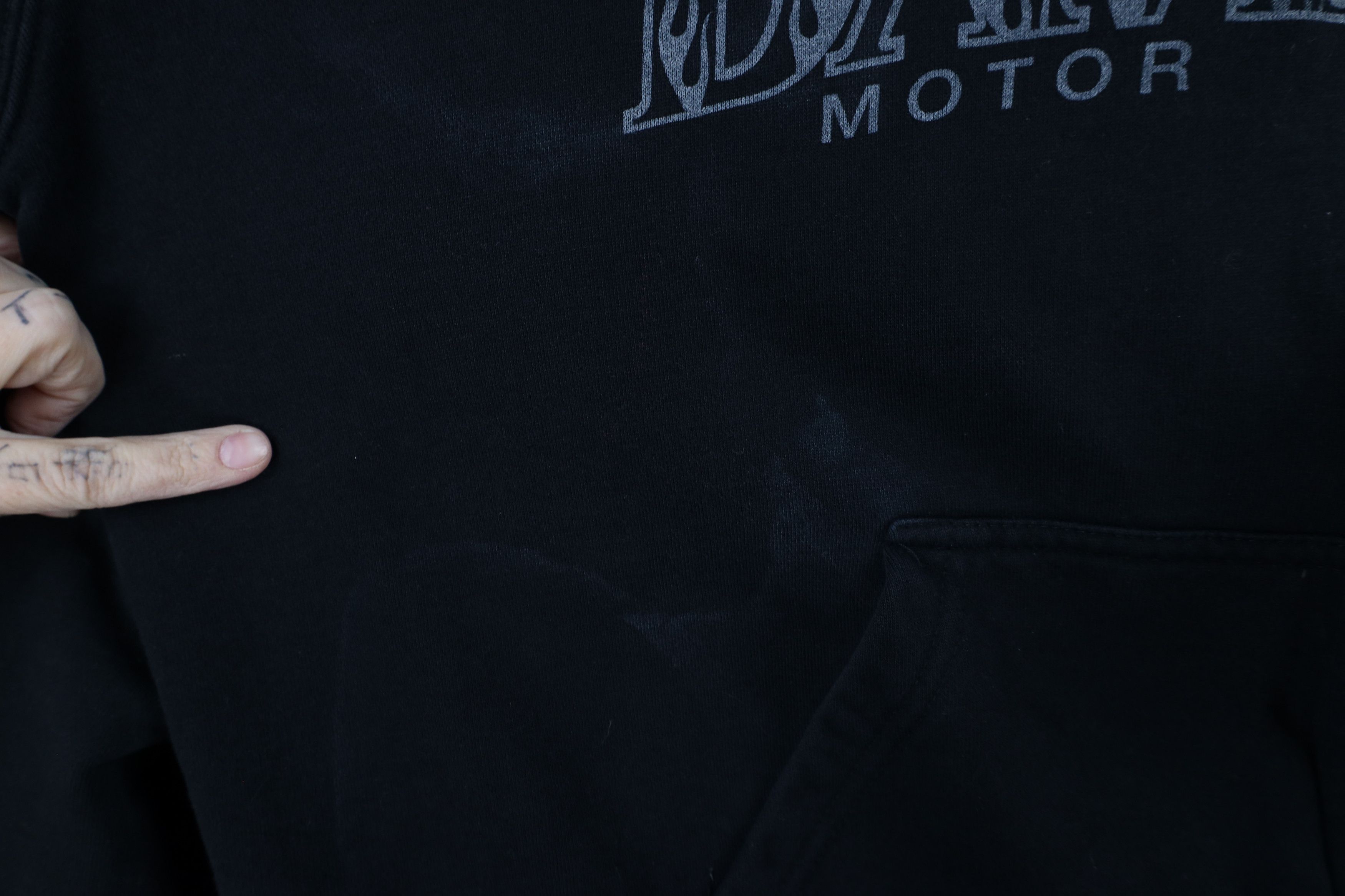 Harley Davidson × Vintage Vintage Y2K Harley Davidson Flames Full Zip Hoodie Black Size 3XL / US 20-22 - 5 Thumbnail