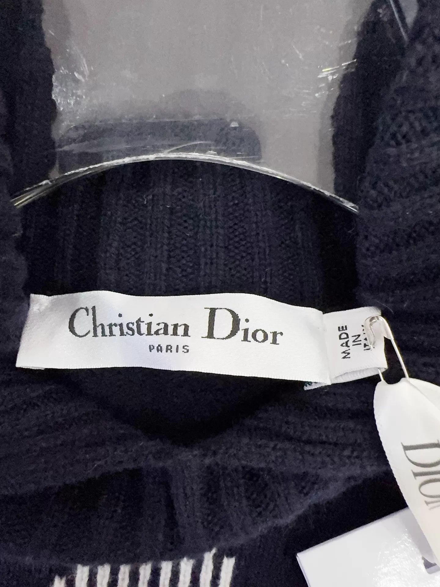 Dior Dior Women's Navy Blue Lucky Star Sweater F34 Size XS / US 0-2 / IT 36-38 - 3 Thumbnail