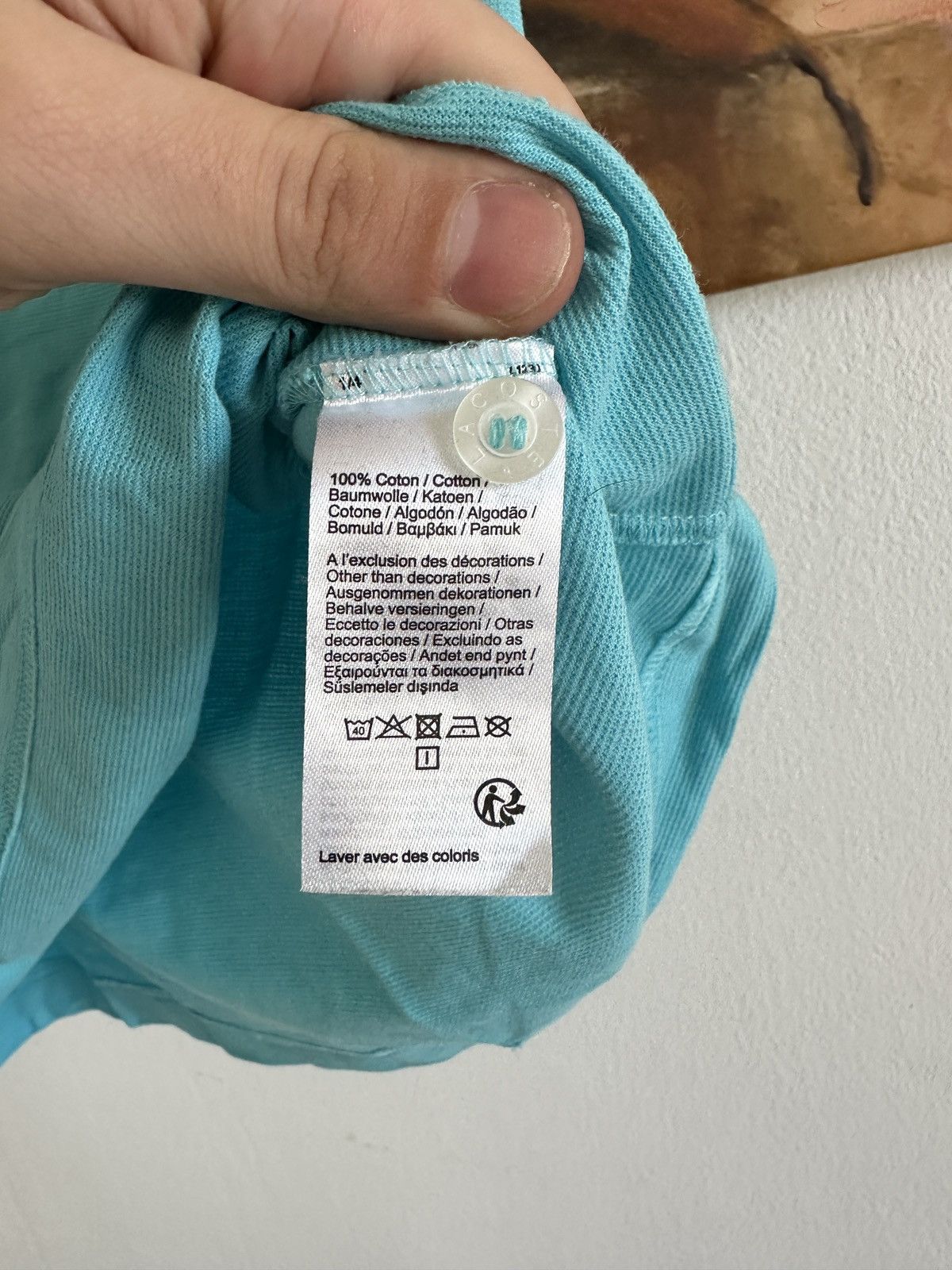 Lacoste Lacoste Cotton Polo T Shirt Size S Size US S / EU 44-46 / 1 - 5 Thumbnail