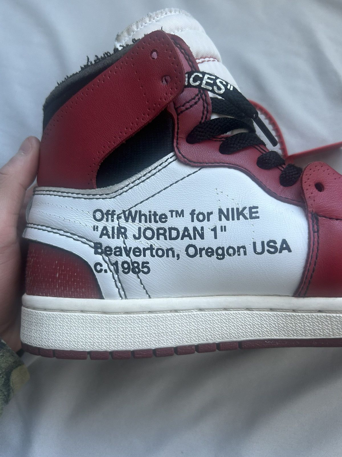 Nike × Off-White Off White Jordan 1 Chicago Size US 7.5 / EU 40-41 - 9 Thumbnail