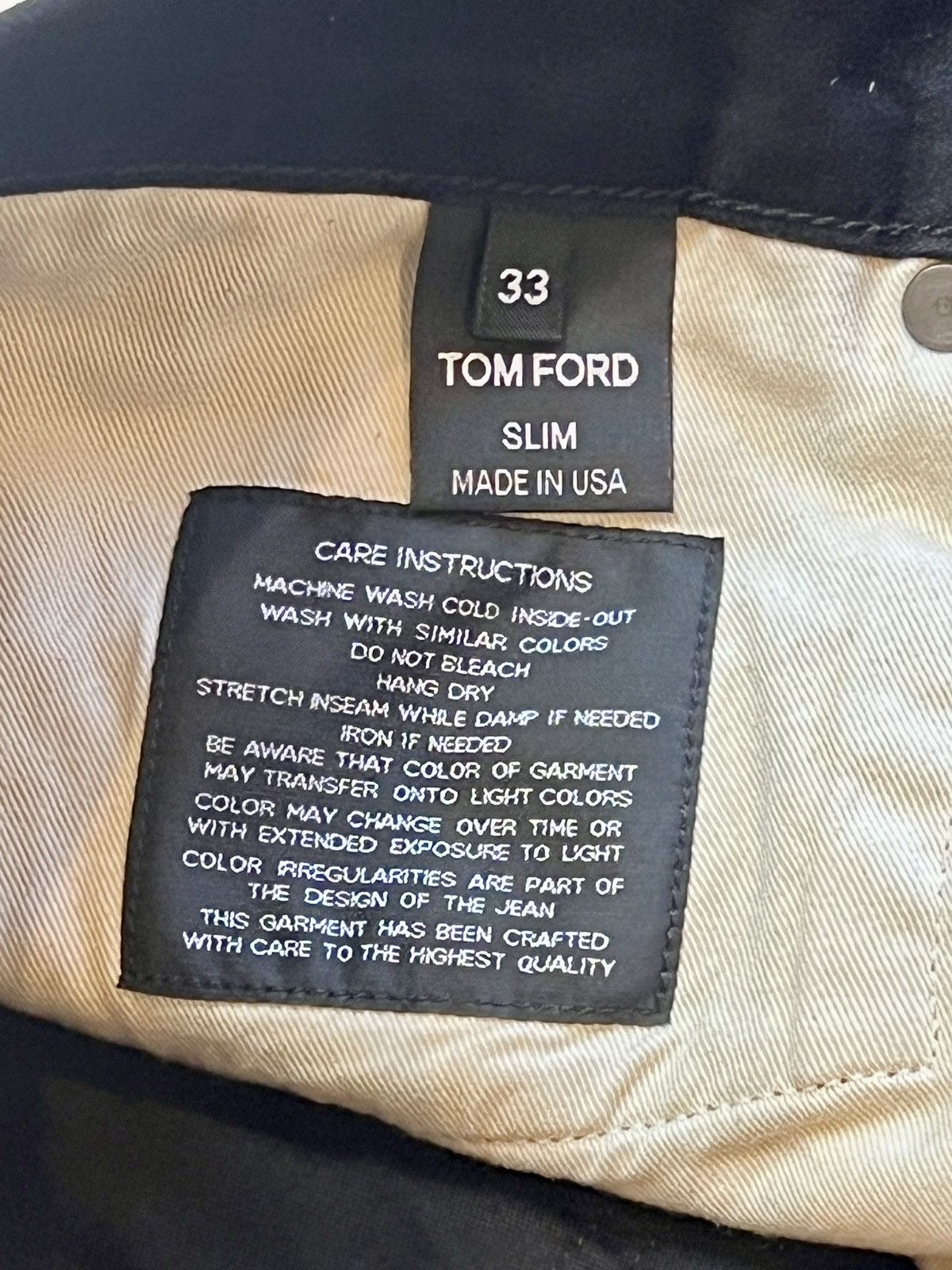Tom Ford Tom Ford Slim Fit Pants Size 33 Size US 33 - 6 Thumbnail