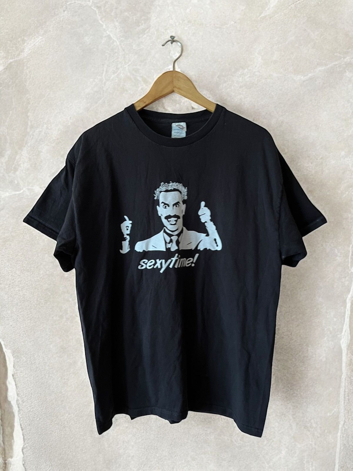 Band Tees × Vintage BORAT Movie "SEXYTIME!" 2006 VINTAGE tee T shirt comedy y2k Size US L / EU 52-54 / 3 - 1 Thumbnail