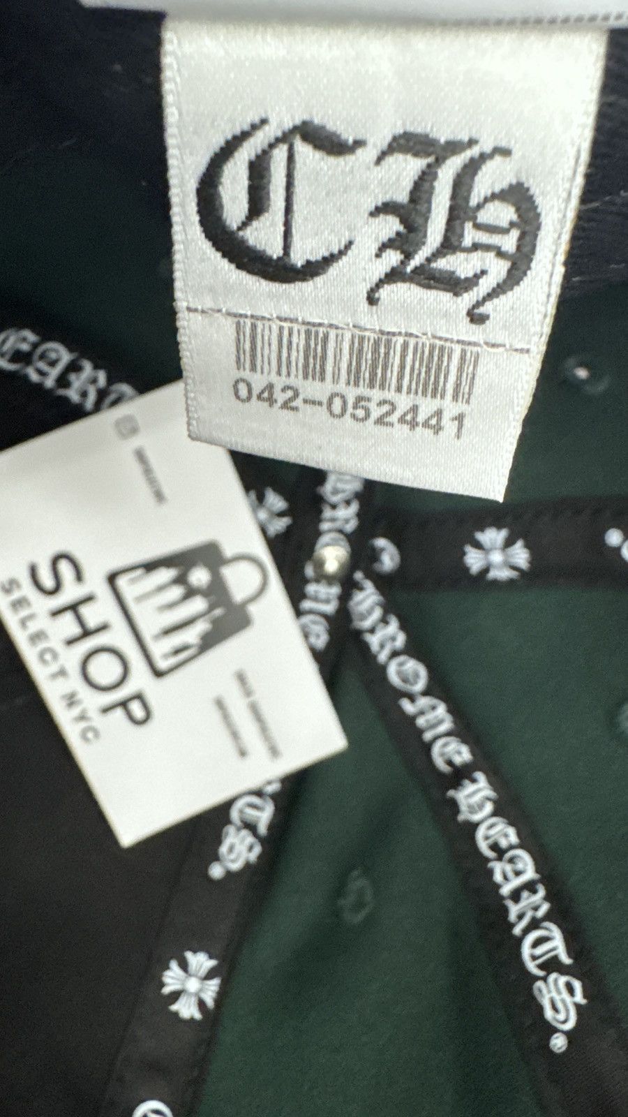 Chrome Hearts BRAND NEW CHROME HEARTS CH 6-PANEL GREEN SNAPBACK CAP HAT Size ONE SIZE - 4 Thumbnail