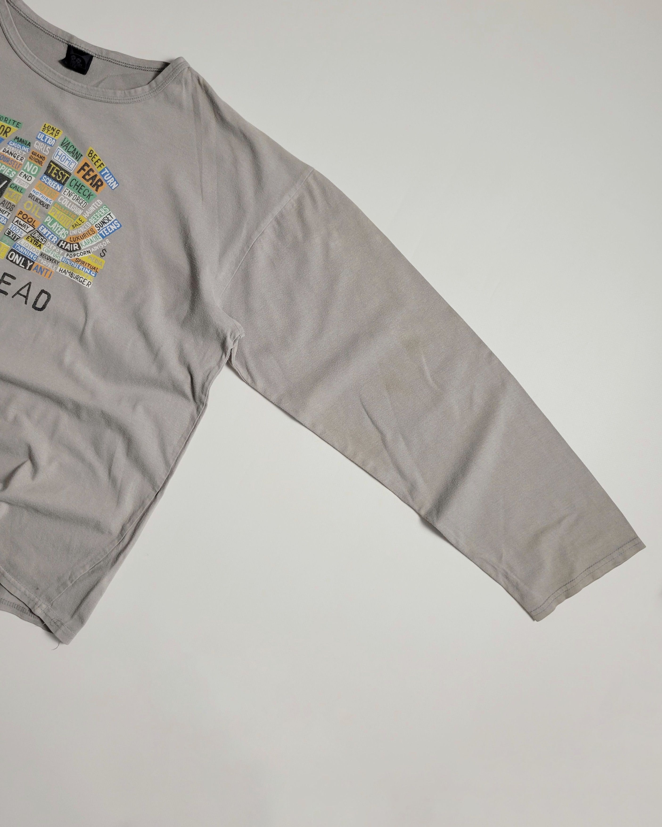 Band Tees 00s Faded Radiohead Hail To The Thief Thom Yorke Longsleeve Size US L / EU 52-54 / 3 - 6 Thumbnail