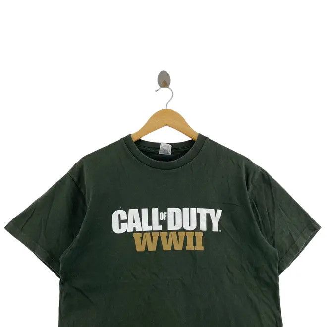 Vintage CALL OF DUTY WWII PRIVATE Video Game Tee Shirt Top No War Size US L / EU 52-54 / 3 - 3 Thumbnail