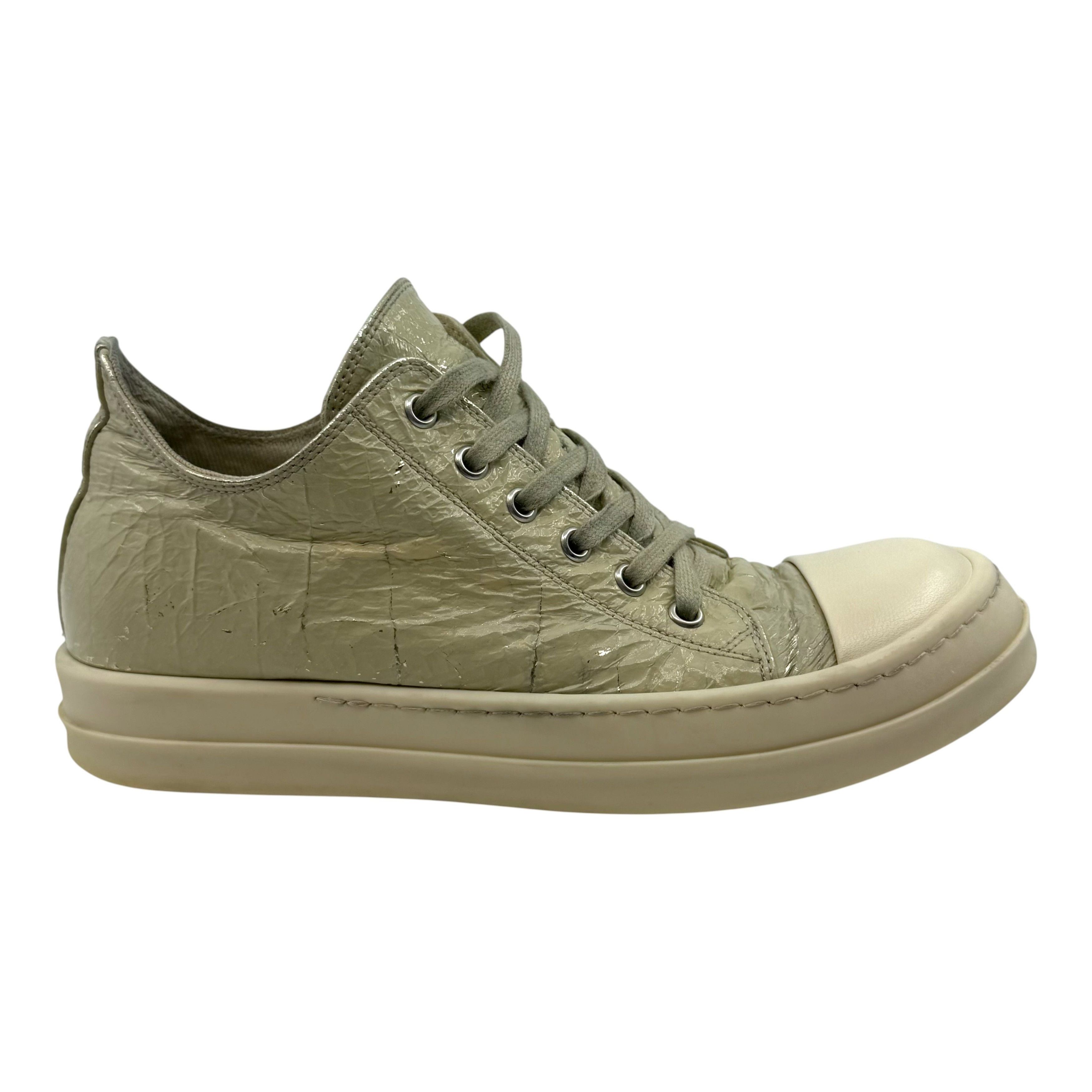 991961 Drkshdw Ramone Low Foil Metallic Pale Sneaker in Silver, Men's (Size 5)