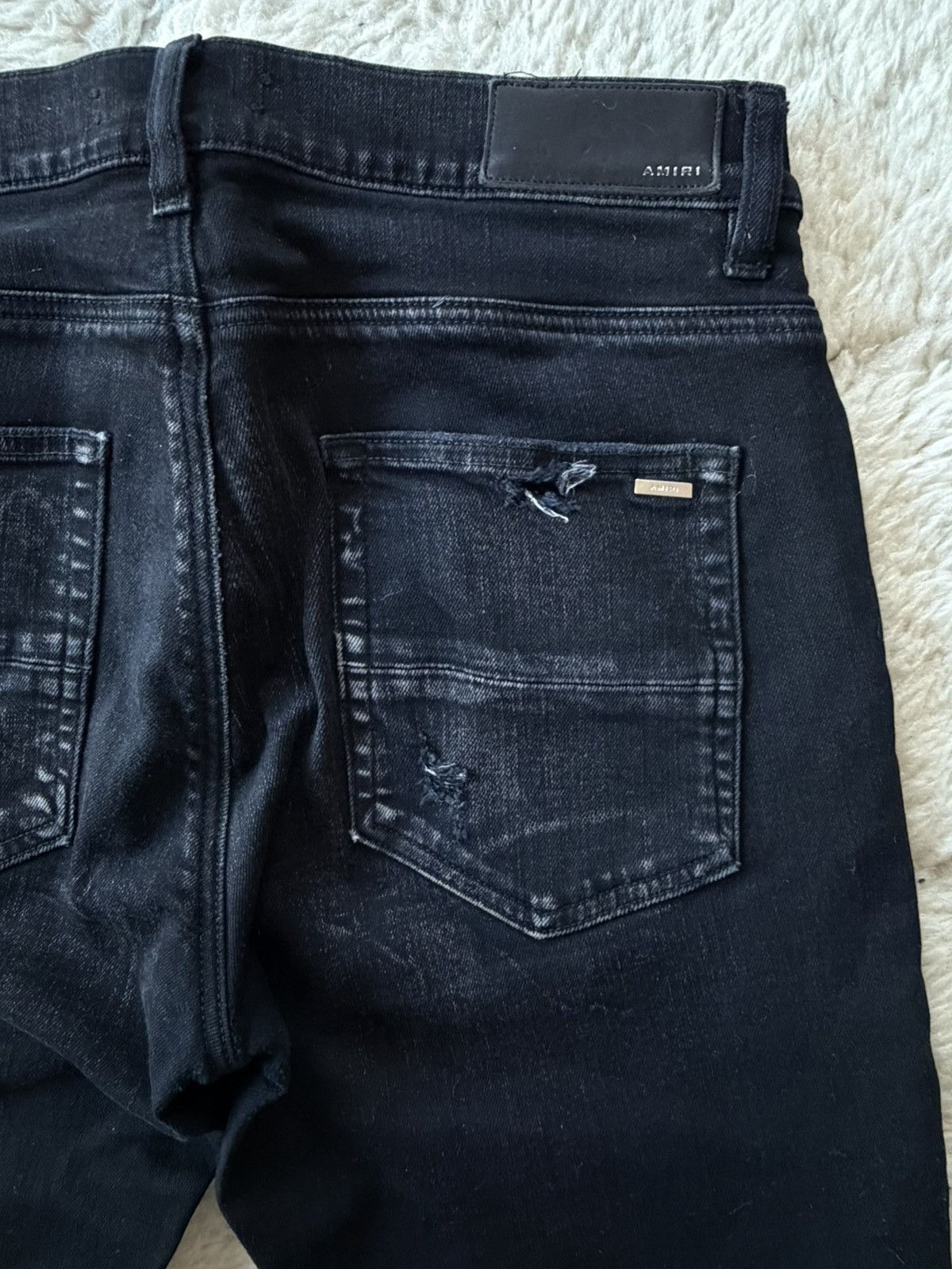 Amiri Black Amiri Jean Size US 31 - 2 Thumbnail