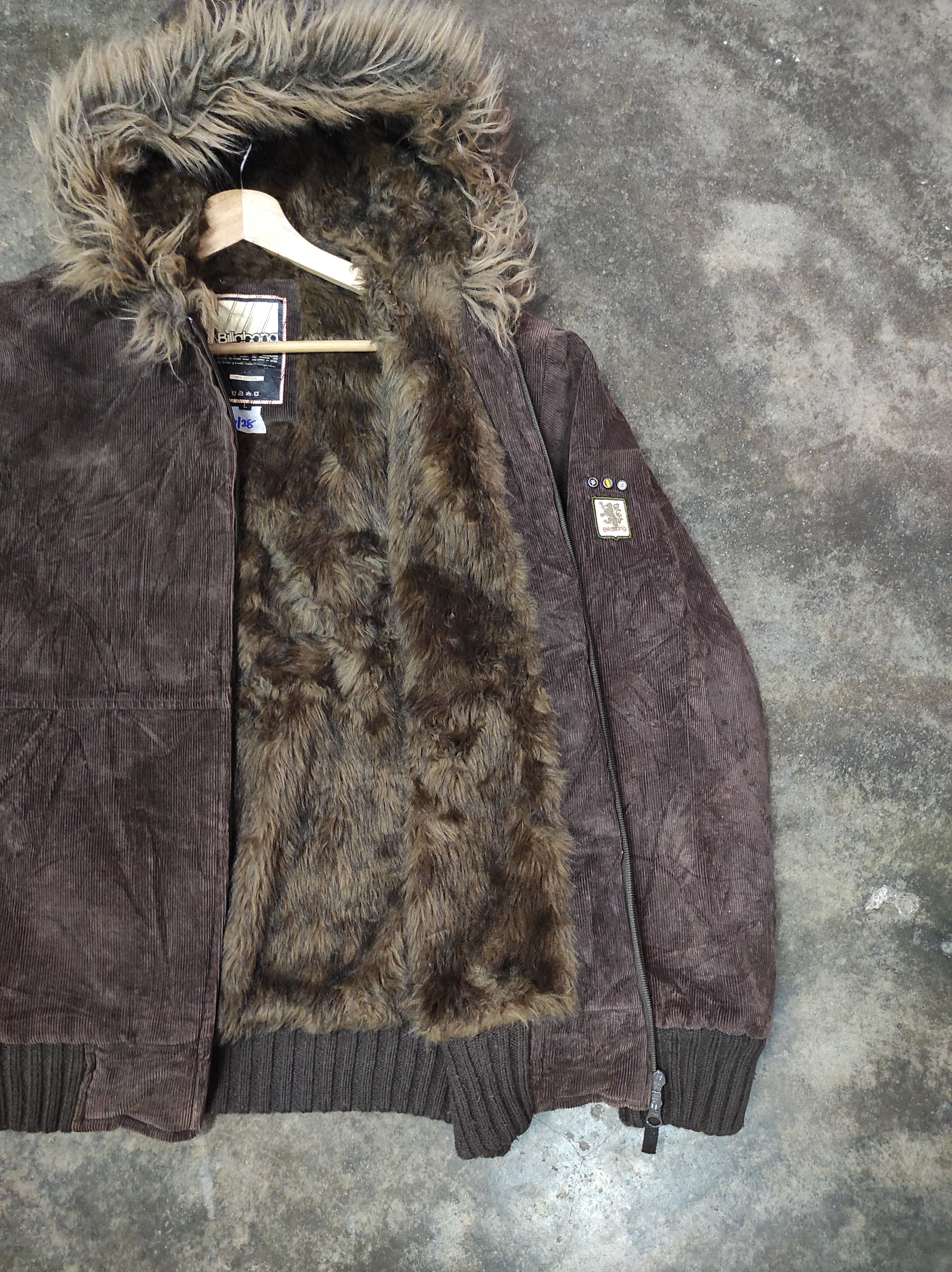 Billabong BILLABONG CORDUROY LINING SHERPA BOMBER JACKET HOODED Size US L / EU 52-54 / 3 - 2 Thumbnail