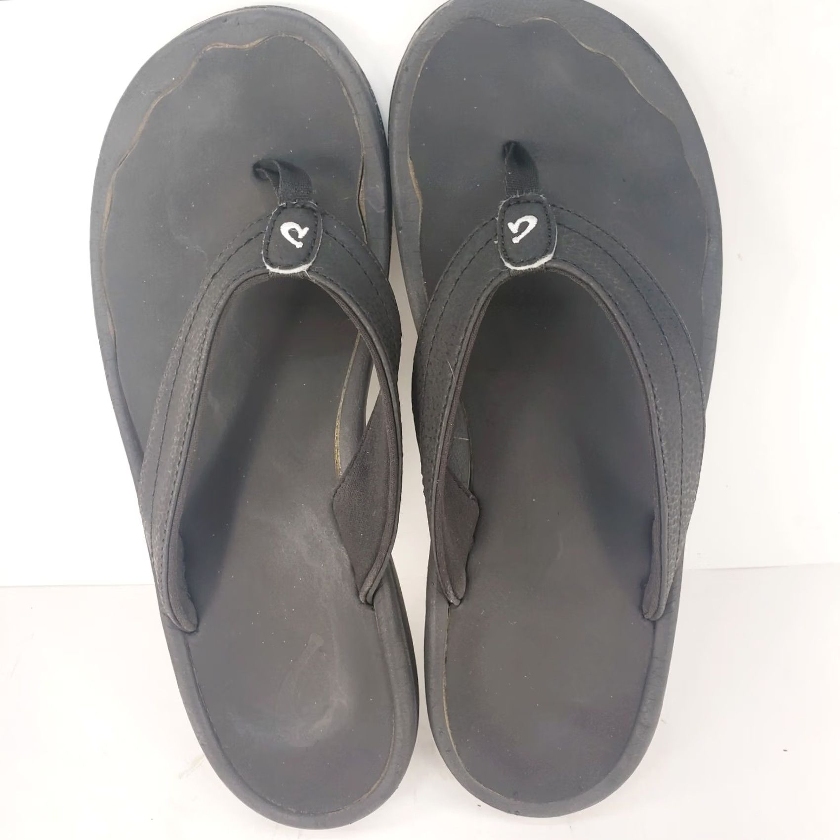 Olukai VINTAGE OluKai Women's Sandal Ohana Thong Flip Flop Black Slip On Casual Beach 8 US 38 EU Women Mens? Size US 8 / IT 38 - 6 Thumbnail
