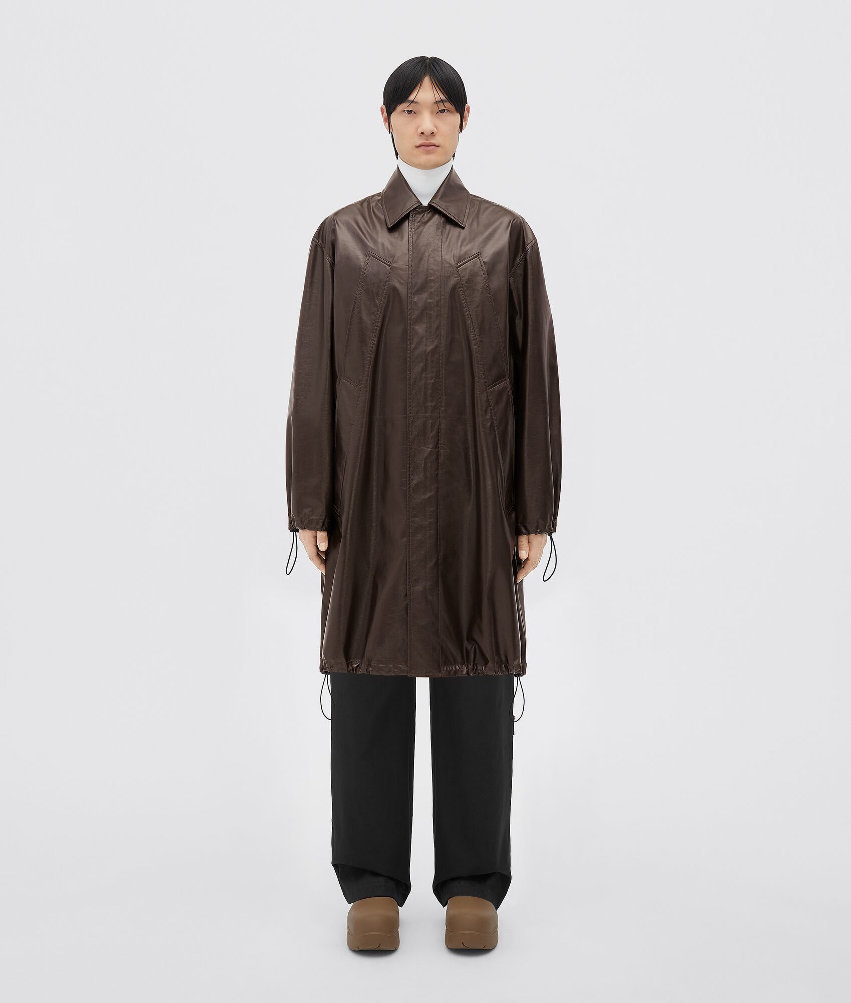 Bottega Veneta o1loc1c0325 707956 Coat in Brown Size US S / EU 44-46 / 1 - 1 Thumbnail
