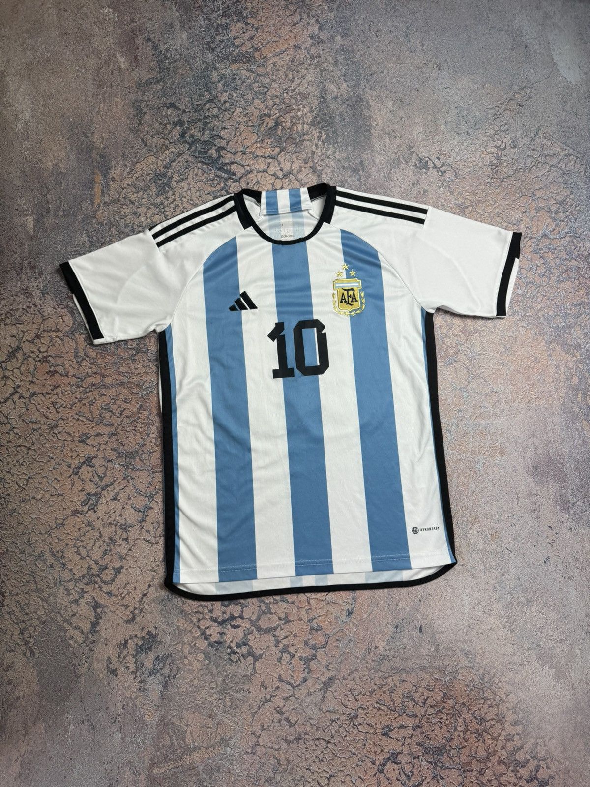 Adidas ARGENTINA ADIDAS 2022 WC FOOTBALL HOME JERSEY #10 MESSI Size US M / EU 48-50 / 2 - 1 Thumbnail