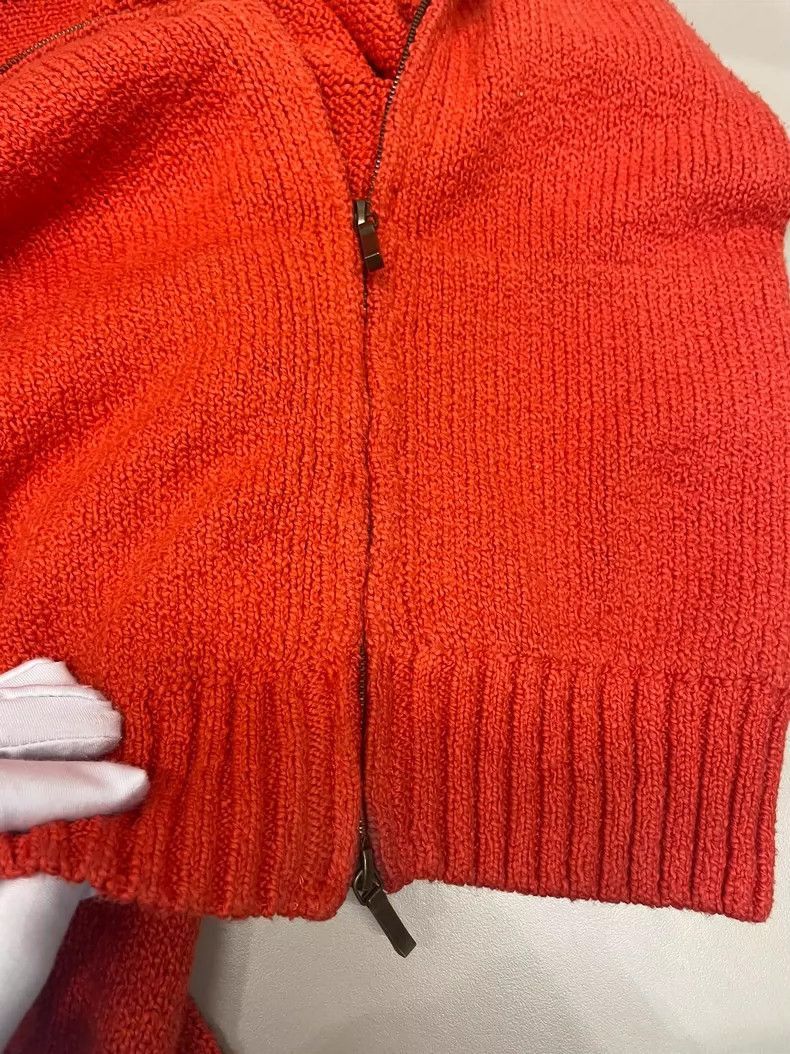Loro Piana Loro Piana Red Cotton Long Sleeve Jacket Size US L / EU 52-54 / 3 - 6 Thumbnail