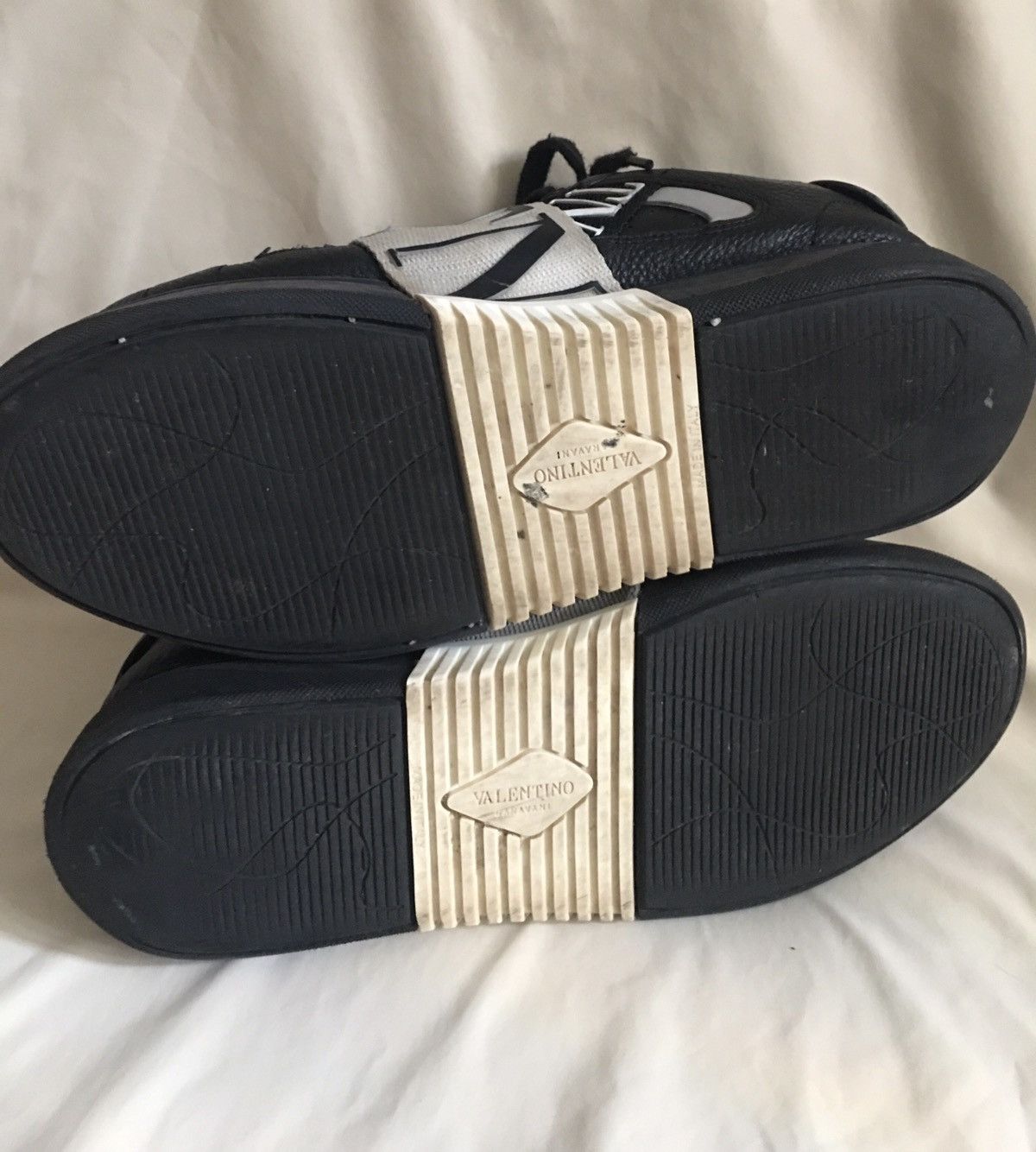 Designer × Valentino Valentino Garavani VL7N Black Leather Sneakers Size EU 41 Size US 8 / EU 41 - 16 Thumbnail