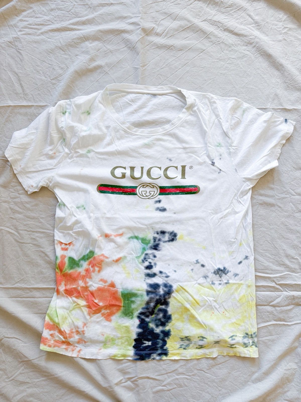 Gucci GUCCI TIE DYE SHIRT XXL Size US XXL / EU 58 / 5 - 1 Thumbnail