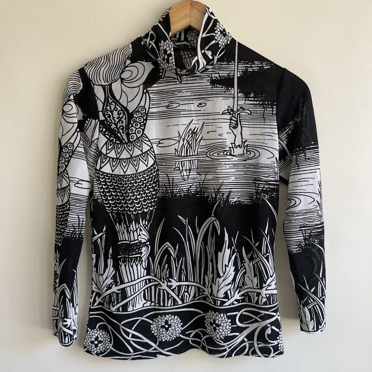 Yohji Yamamoto Yohji yamamoto death of king arthur mesh type shirt Size M / US 6-8 / IT 42-44 - 1 Thumbnail
