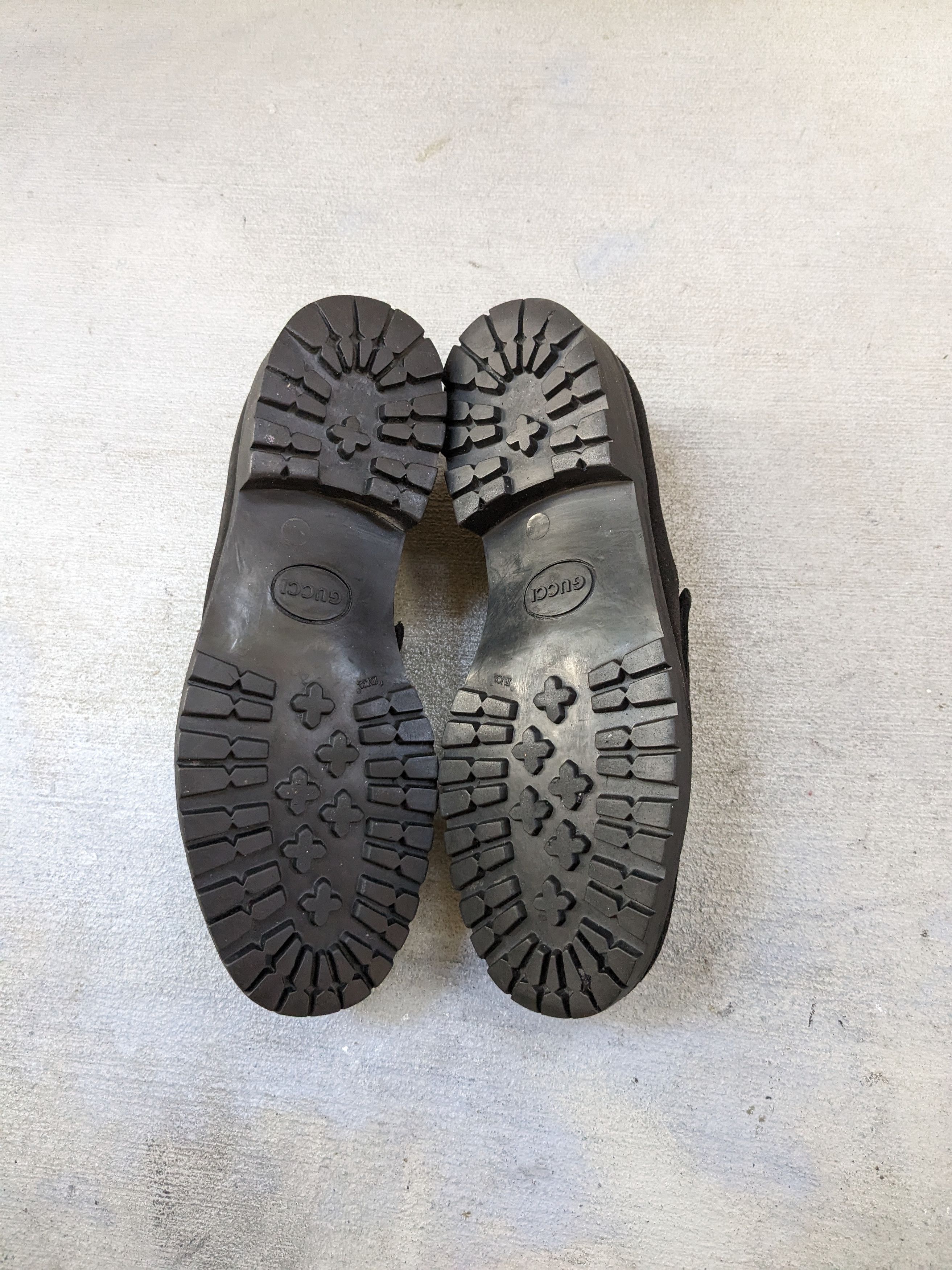 Gucci Gucci Horsebit Loafers Black Suede 9.5 D Italy Snaffle Size US 9.5 / EU 42-43 - 14 Thumbnail
