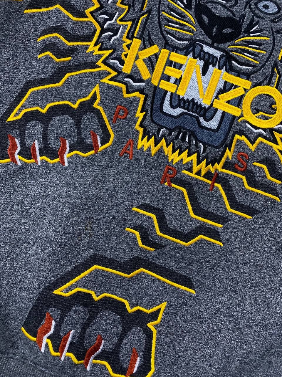 Kenzo Kenzo Paris Classic Tiger Embroidered Sweatshirt Men Size L Size US L / EU 52-54 / 3 - 2 Thumbnail