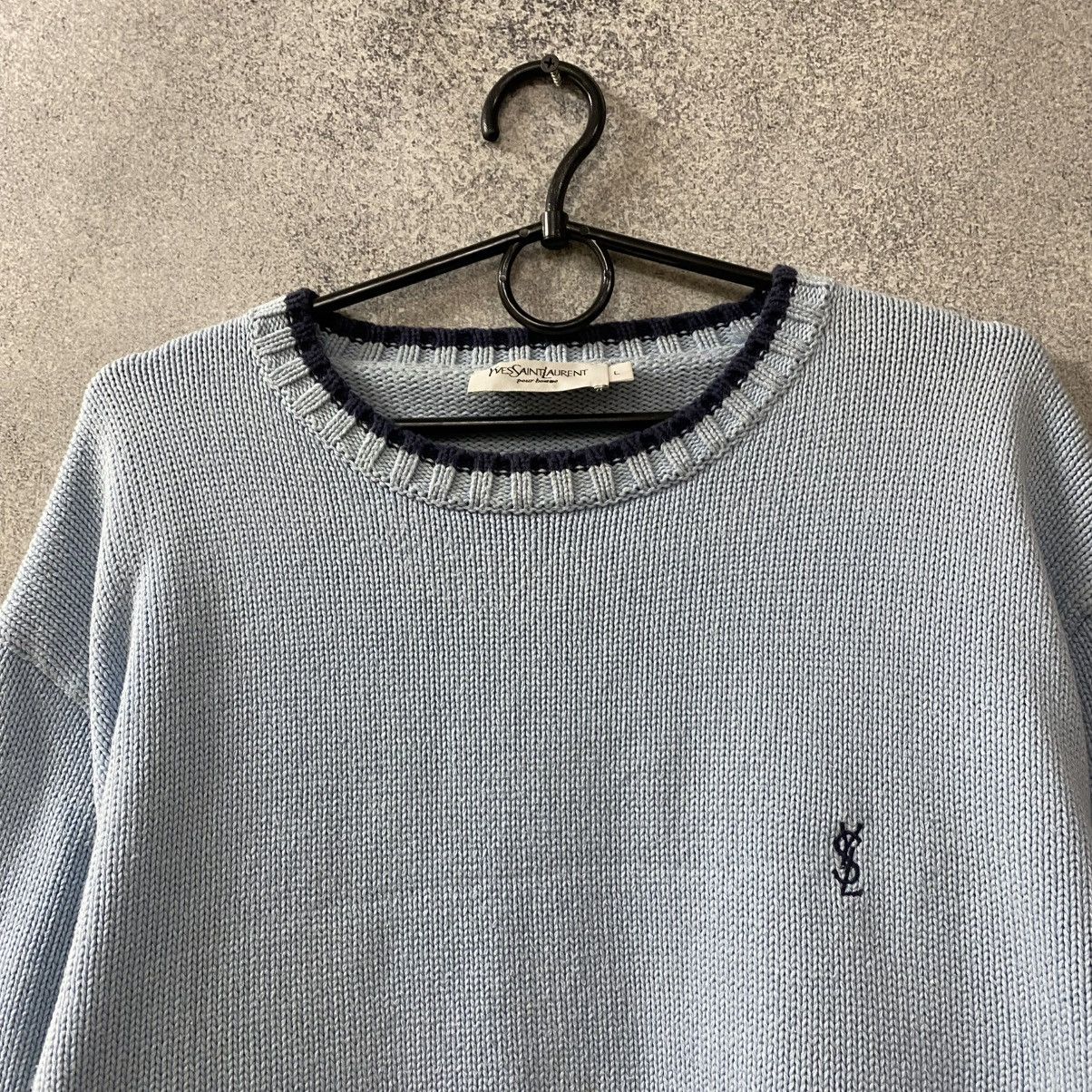 Yves Saint Laurent YSL Logo Sweater knit Yves Saint Laurent sweatshirt Size US L / EU 52-54 / 3 - 4 Thumbnail