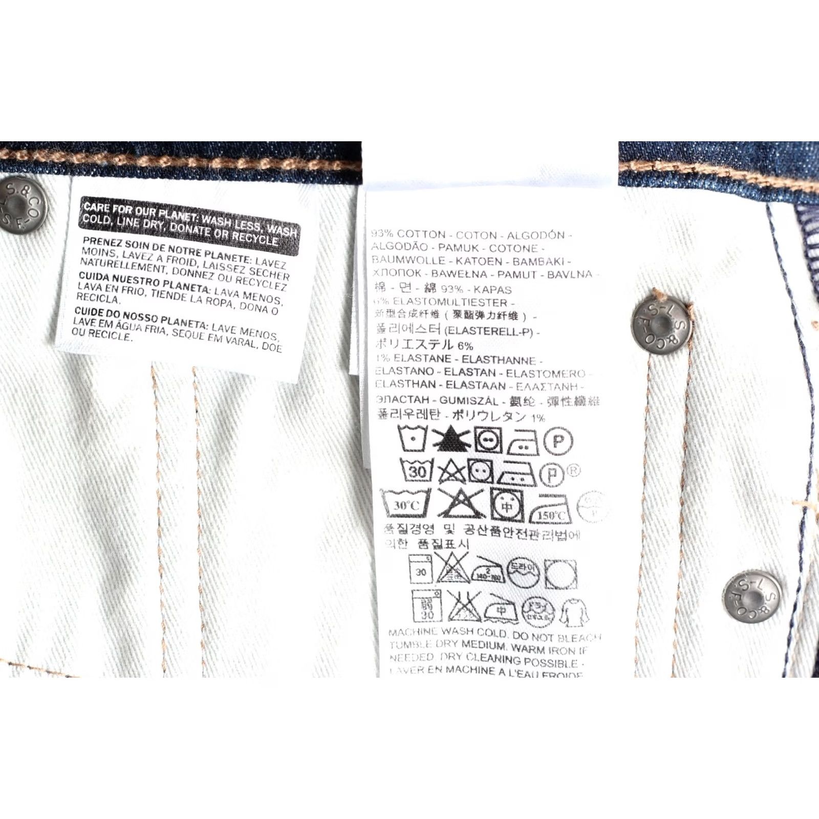 Levi's VINTAGE LEVI’S 511 Slim Fit Stretch Jeans Men W32 L34 DZ7261 Size US 32 / EU 48 - 7 Thumbnail