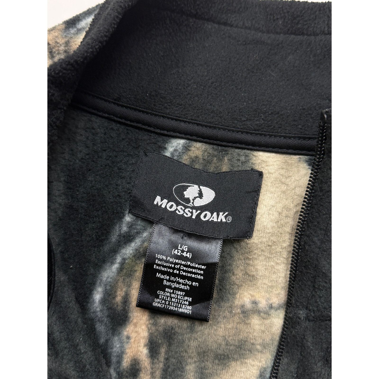 Vintage Mossy Oak Tree Camo Embroidered Logo AOP Sweater Size L Size US L / EU 52-54 / 3 - 3 Thumbnail
