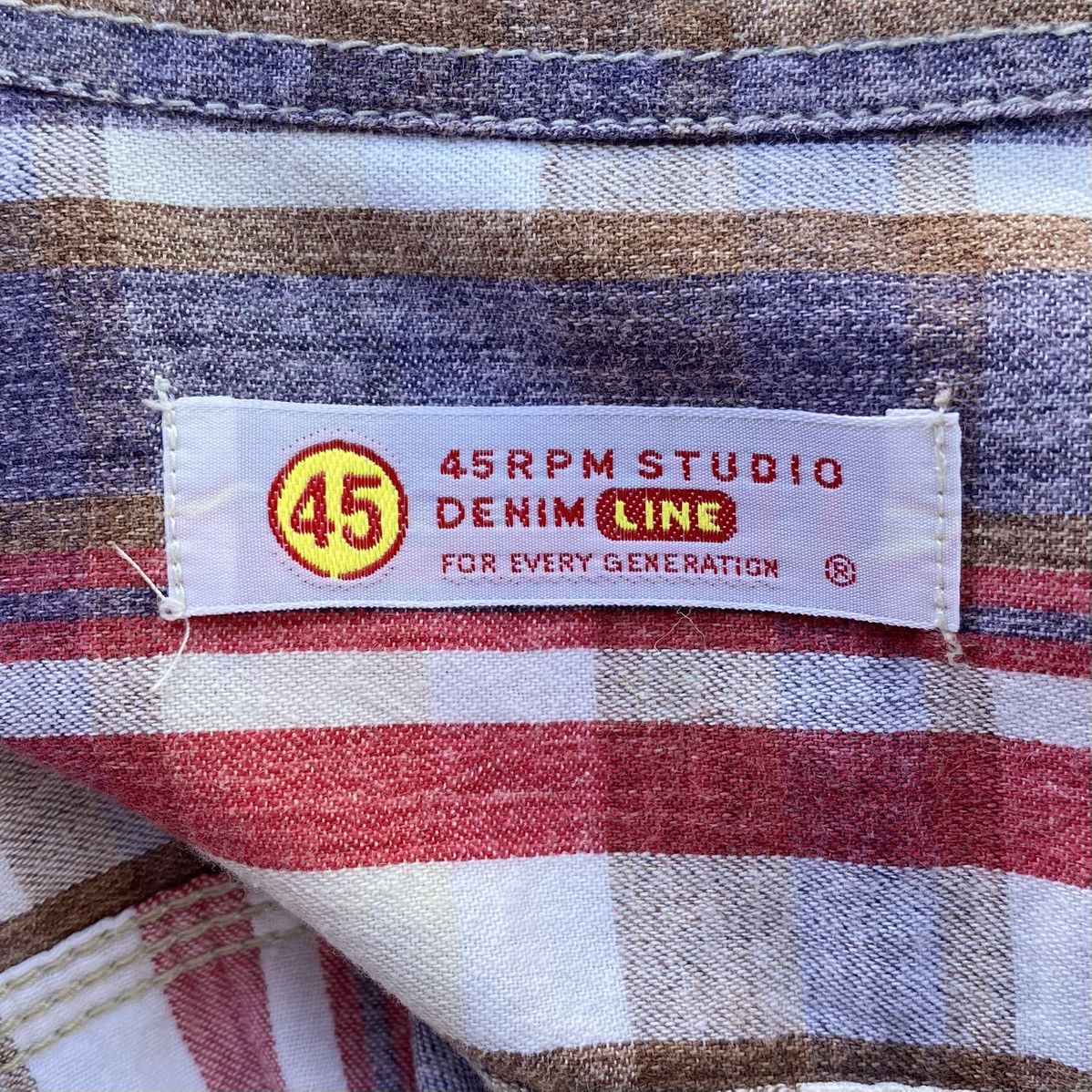 45rpm 45Rpm Studio Denim Line Shirt 45Rpm Japan Brand Size US S / EU 44-46 / 1 - 10 Thumbnail