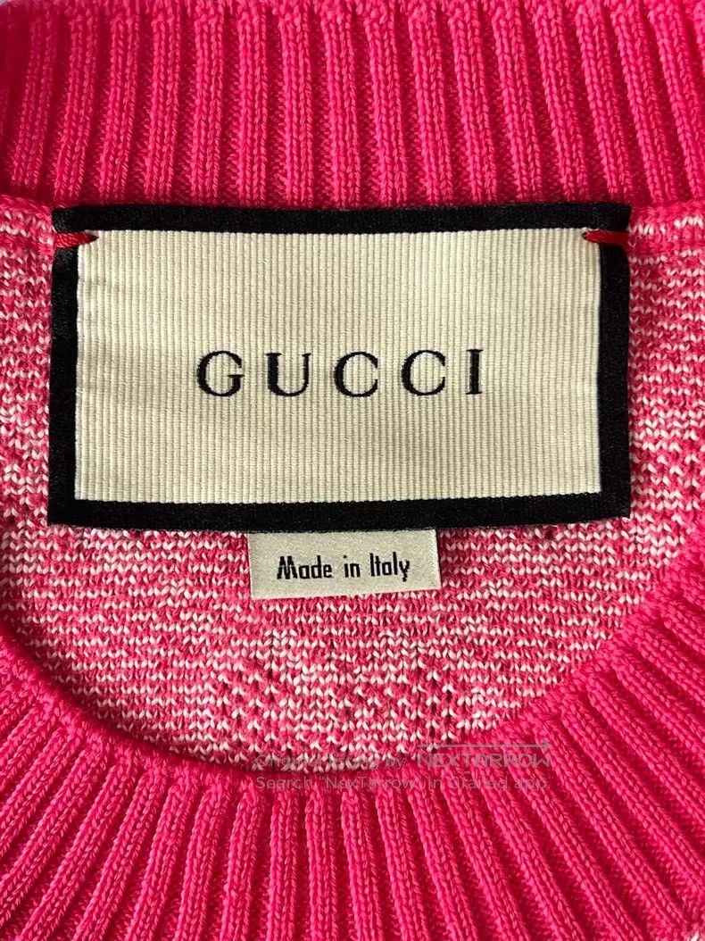 Gucci Gucci Pink knitted short sleeves Size S / US 4 / IT 40 - 5 Thumbnail