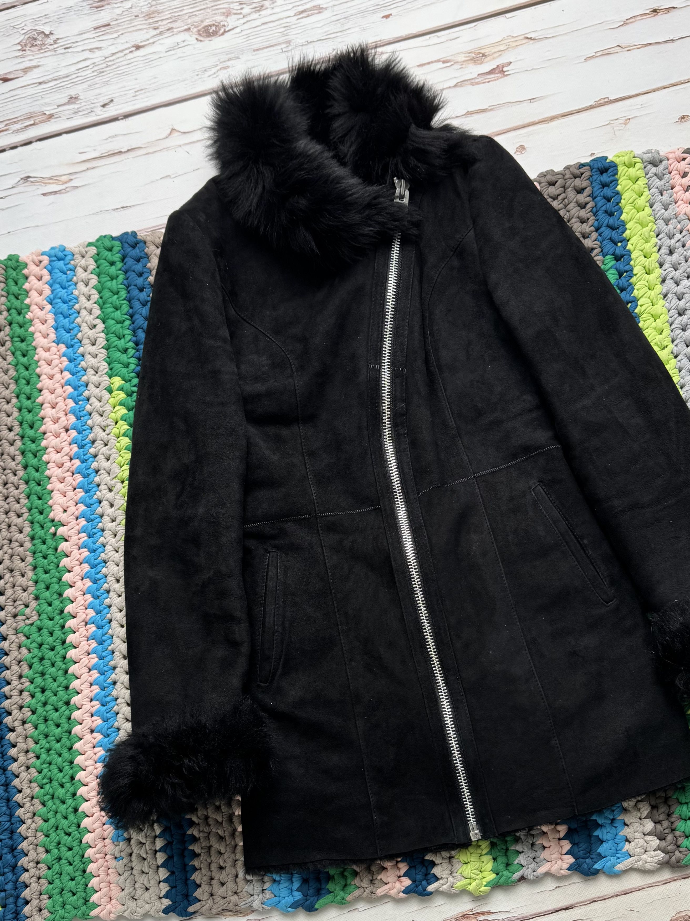 Japanese Brand Vintage Real Sheepskin Coat (D10)(D15) Size XS / US 0-2 / IT 36-38 - 6 Thumbnail