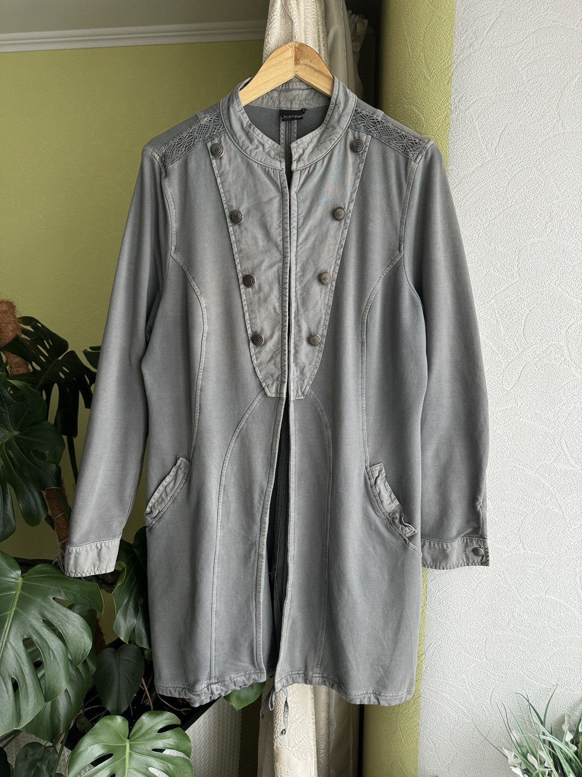 Japanese Brand Hussar 00s Napoleon Military Coat Jacket PPFM Balmain Style Size XL / US 12-14 / IT 48-50 - 3 Thumbnail