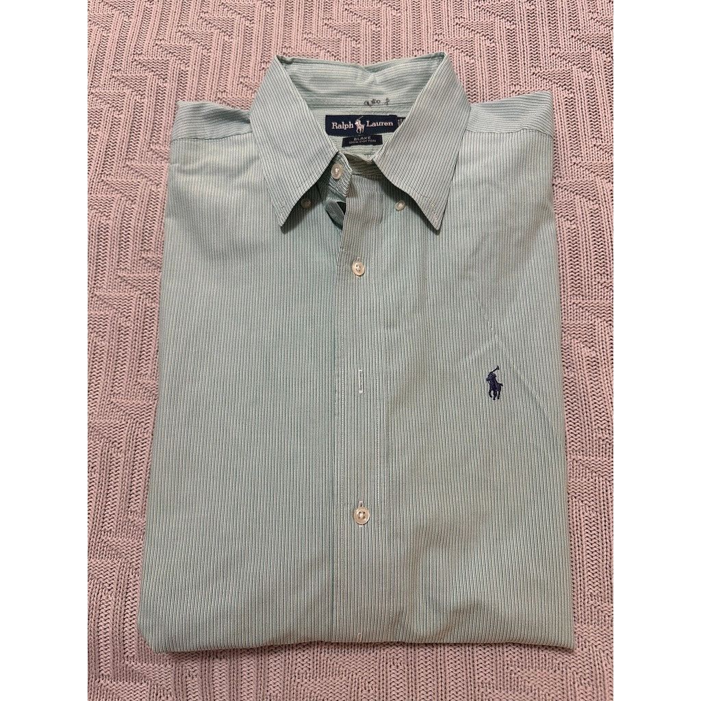 Ralph Lauren Ralph Lauren green seersucker short sleeve Blake button down Size US XL / EU 56 / 4 - 1 Thumbnail
