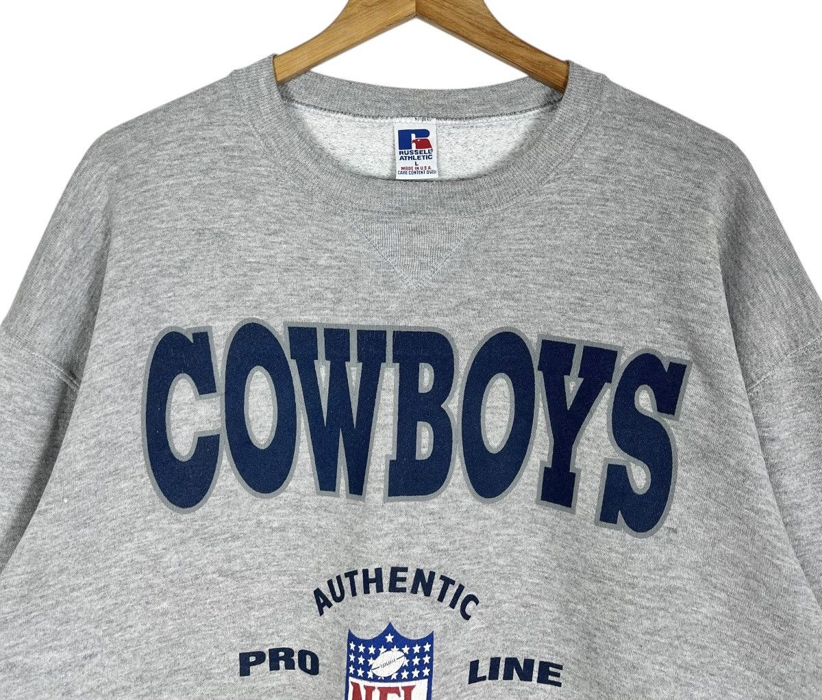 NFL 90s Vintage Russell Cowboys Pro Line Sweatshirt Size US L / EU 52-54 / 3 - 4 Thumbnail