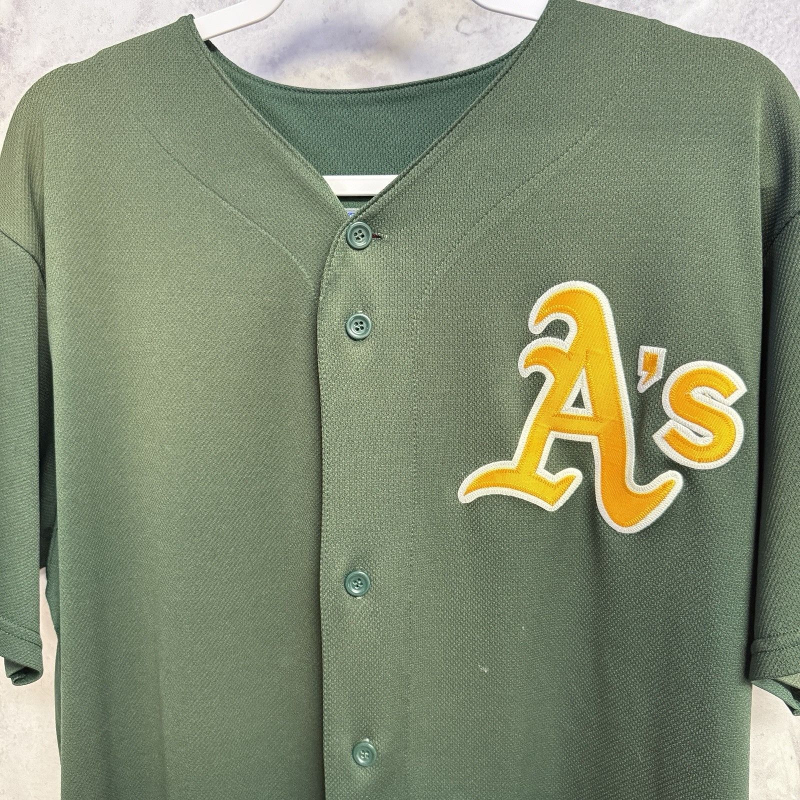 Majestic Oakland Athletics Baseball Jersey Mens Large Majestic Size US L / EU 52-54 / 3 - 3 Thumbnail