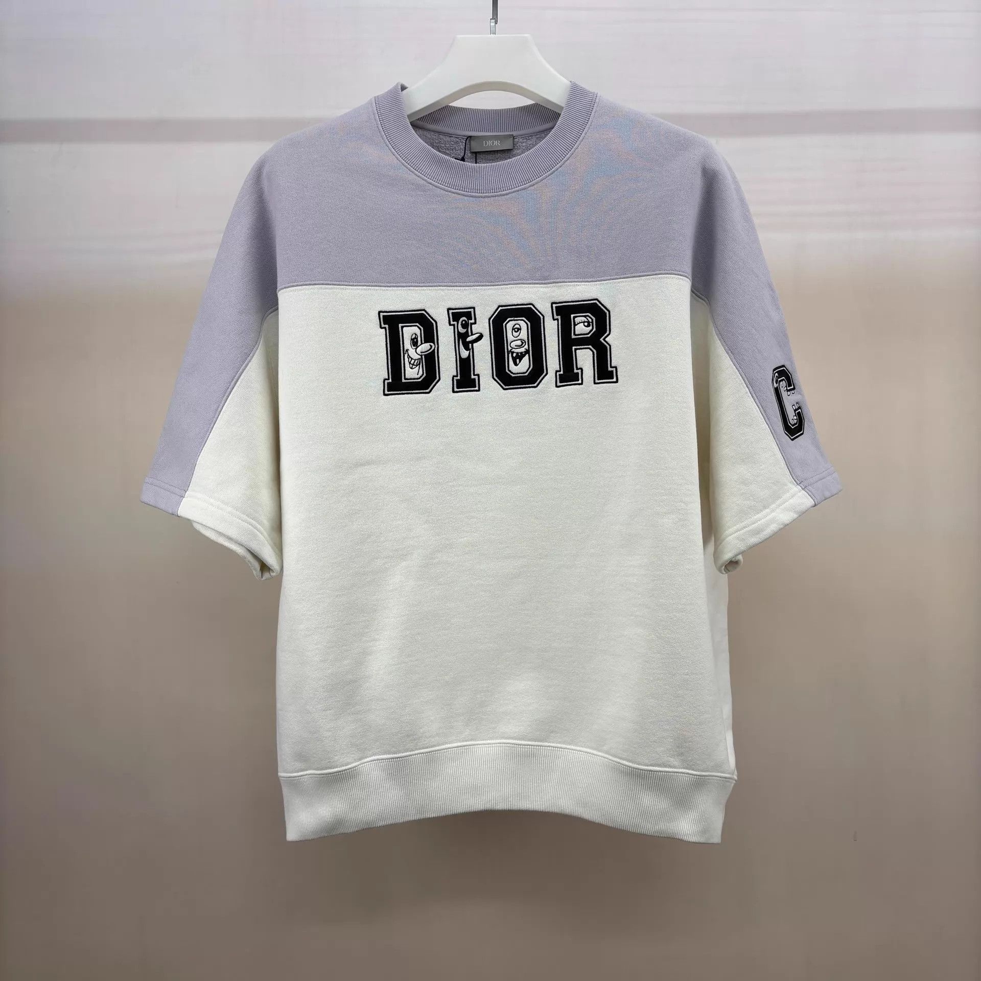 Dior Dior Lavender Cream Colorblock SS M Sweatshirt Size US M / EU 48-50 / 2 - 1 Thumbnail