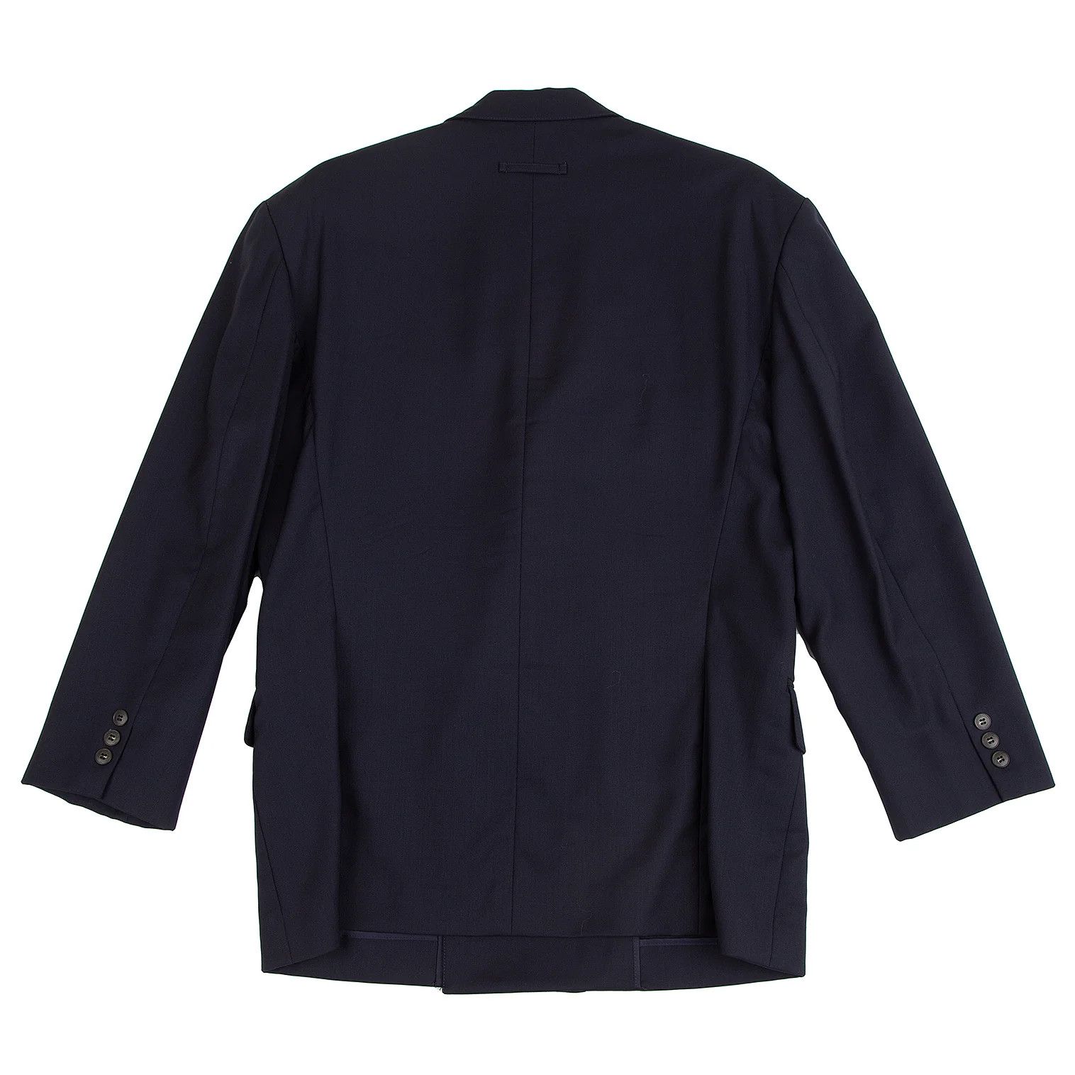 Jean Paul Gaultier Wool Peak Lapel Double Jacket in Navy, Size M Size US M / EU 48-50 / 2 - 16 Thumbnail