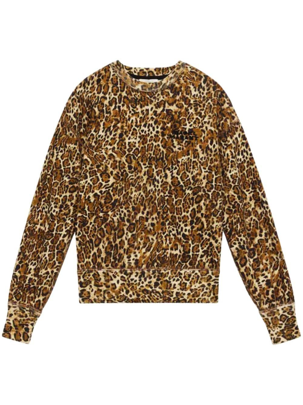 SHAD LEOPARD PRINT SWEATSHIRT