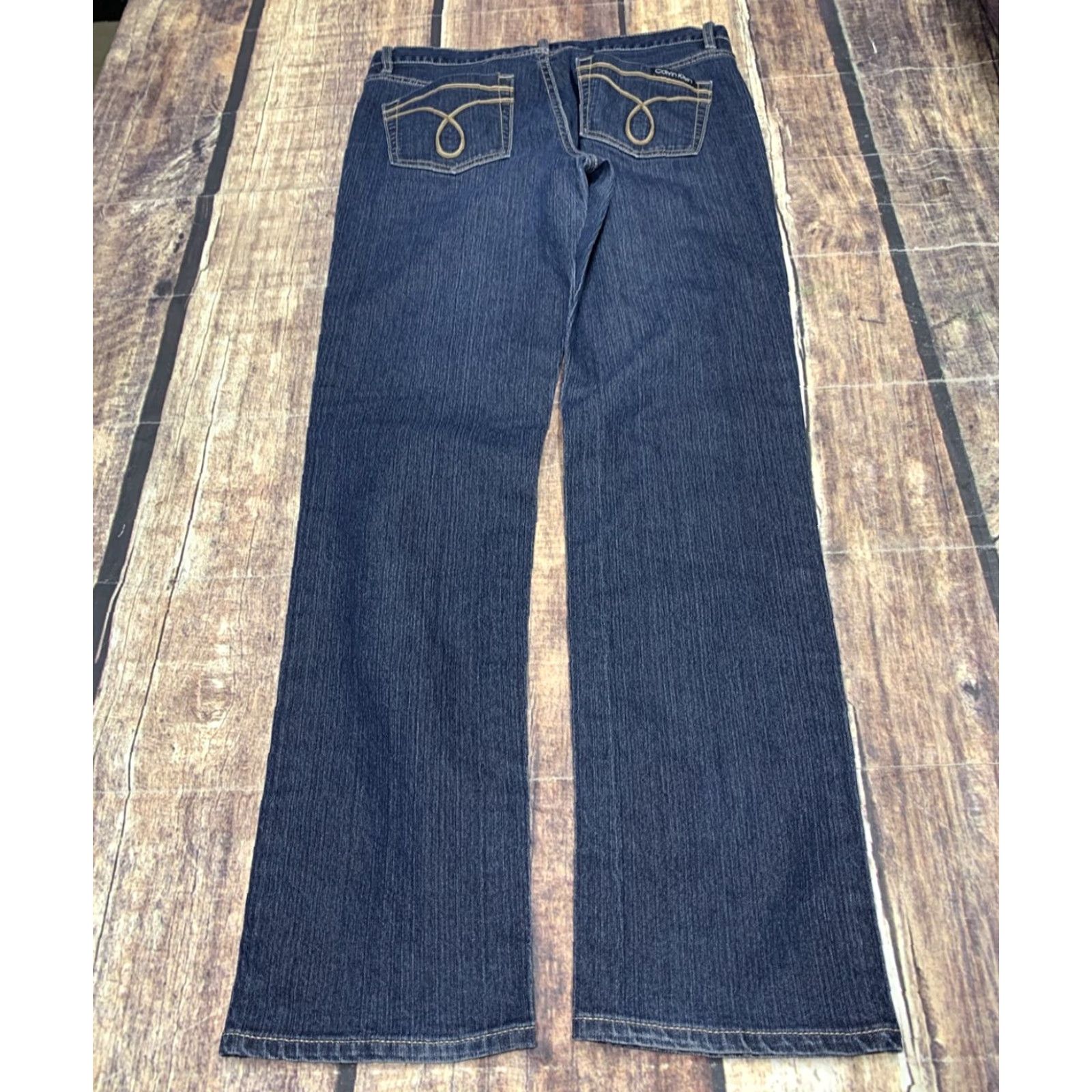 Calvin Klein Calvin Klein Skinny Jeans Women’s Size 34 Regular 31in Inseam Denim Black Stretch 5-Pocket Vintage No-blemish Convenience Slim Rise Mid 8.5-10.5in Size 24" / US 00 / IT 34 - 5 Thumbnail