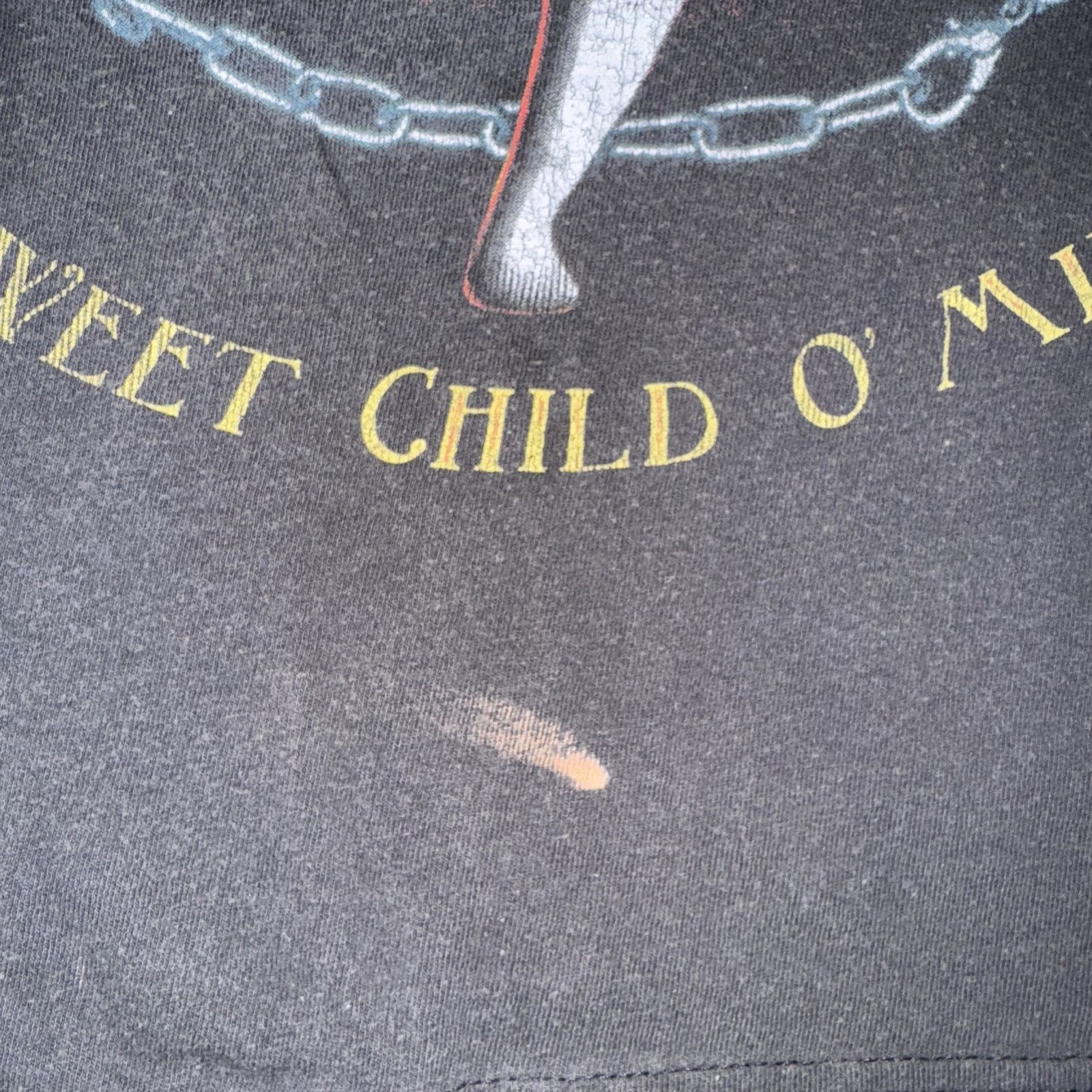 Band Tees × Guns N' Roses × Vintage Guns N’ Rose Sweet Child O’ Mine T-Shirt Black L 20x24 Size US L / EU 52-54 / 3 - 3 Thumbnail