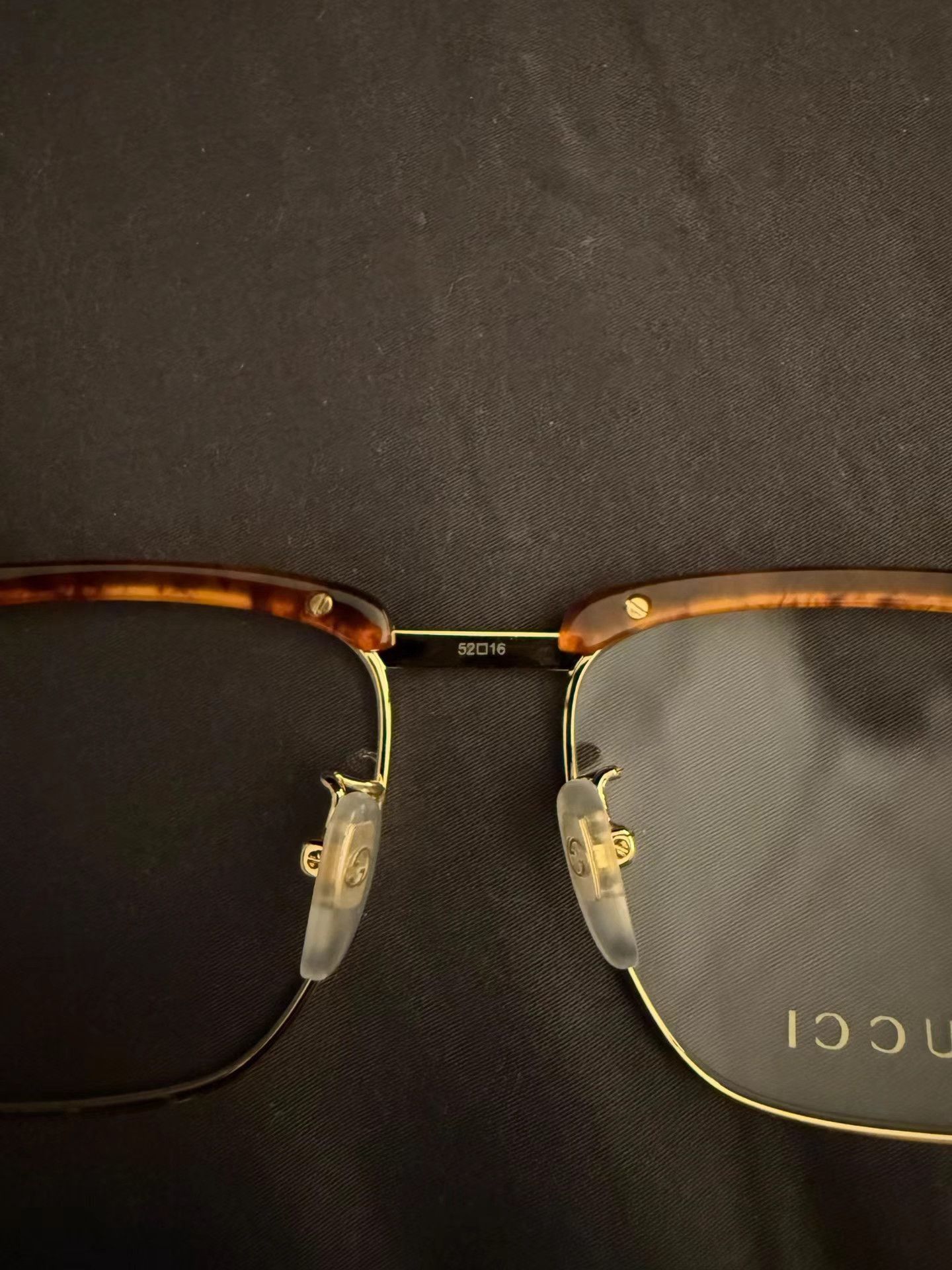 Gucci Brown Tortoiseshell Frame Clear Lens Glasses Size ONE SIZE - 5 Thumbnail