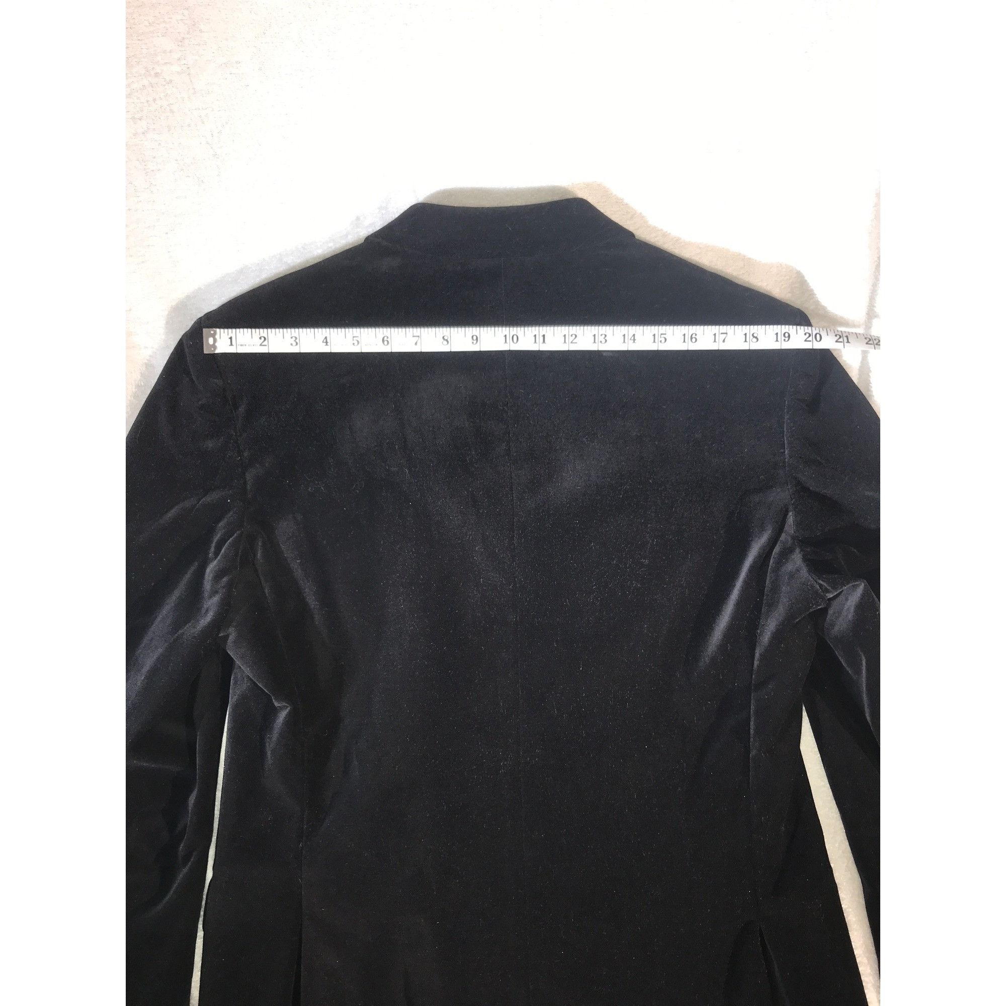 Vintage Itali Uomo Men's Black Velvet Button Up Tuxedo Dress Blazer Size US XS / EU 42 / 0 - 7 Thumbnail