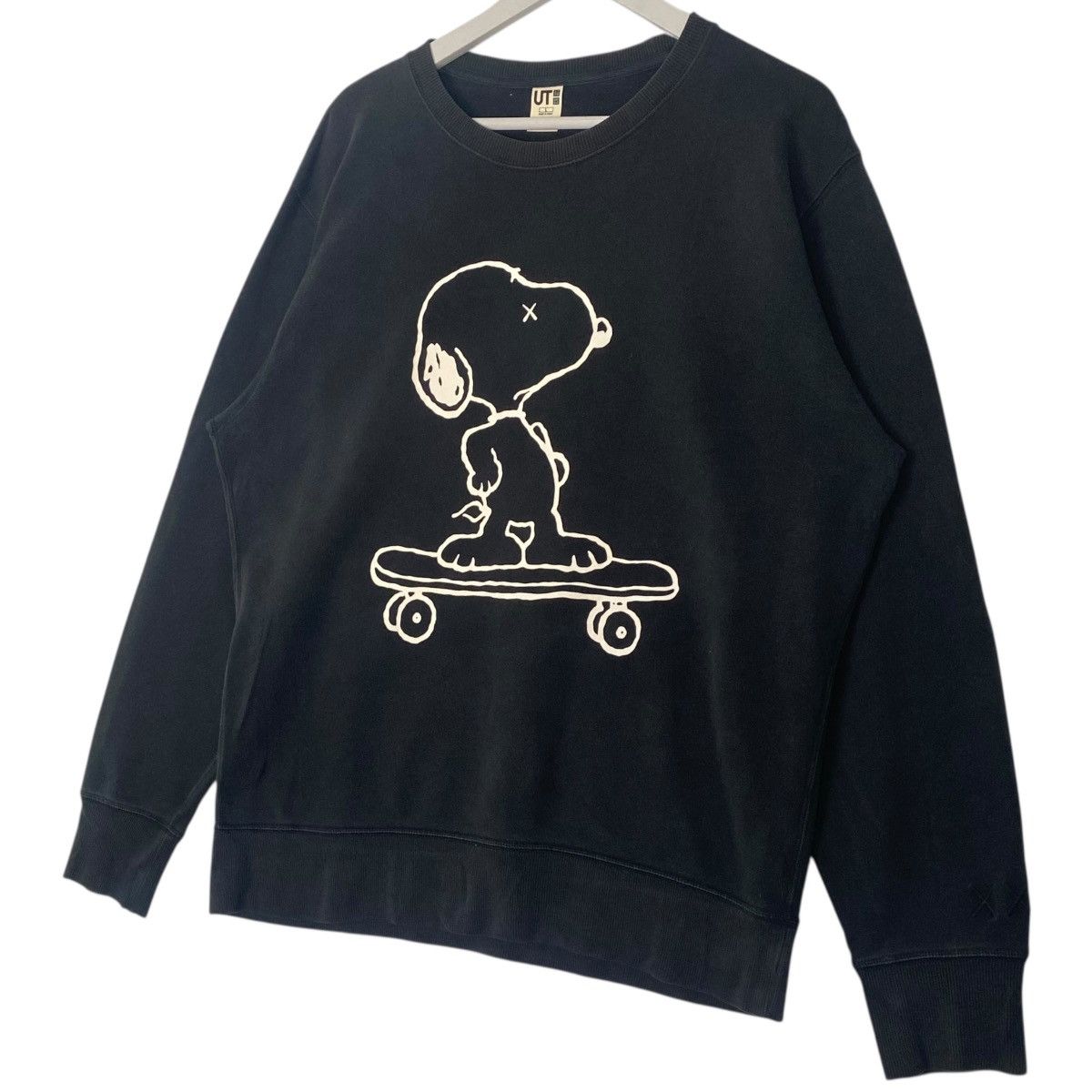 Vintage Vintage Peanuts Printed Crewneck Sweatshirt Black Size L Size US L / EU 52-54 / 3 - 2 Thumbnail
