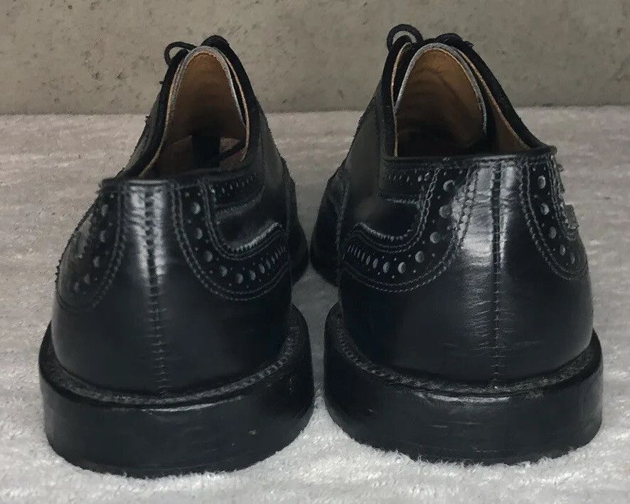Allen Edmonds Allen Edmonds "BROADSTREET" Black Leather Brogue Men's 10E Size US 10 / EU 43 - 6 Thumbnail