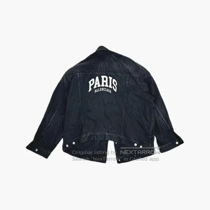 Balenciaga Balenciaga Black Long Sleeve Denim Jacket. Size US L / EU 52-54 / 3 - 1 Thumbnail