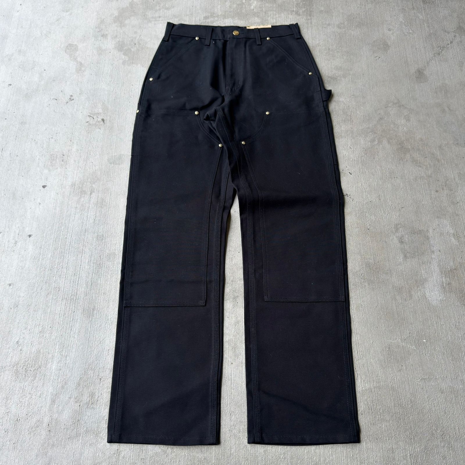 Carhartt × Vintage Carhartt black double knee work wear carpenter pants Size US 29 - 1 Thumbnail