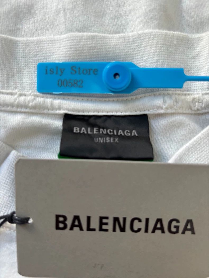Balenciaga Balenciaga Monogrammed printed crewneck pullover short sle Size US S / EU 44-46 / 1 - 4 Thumbnail