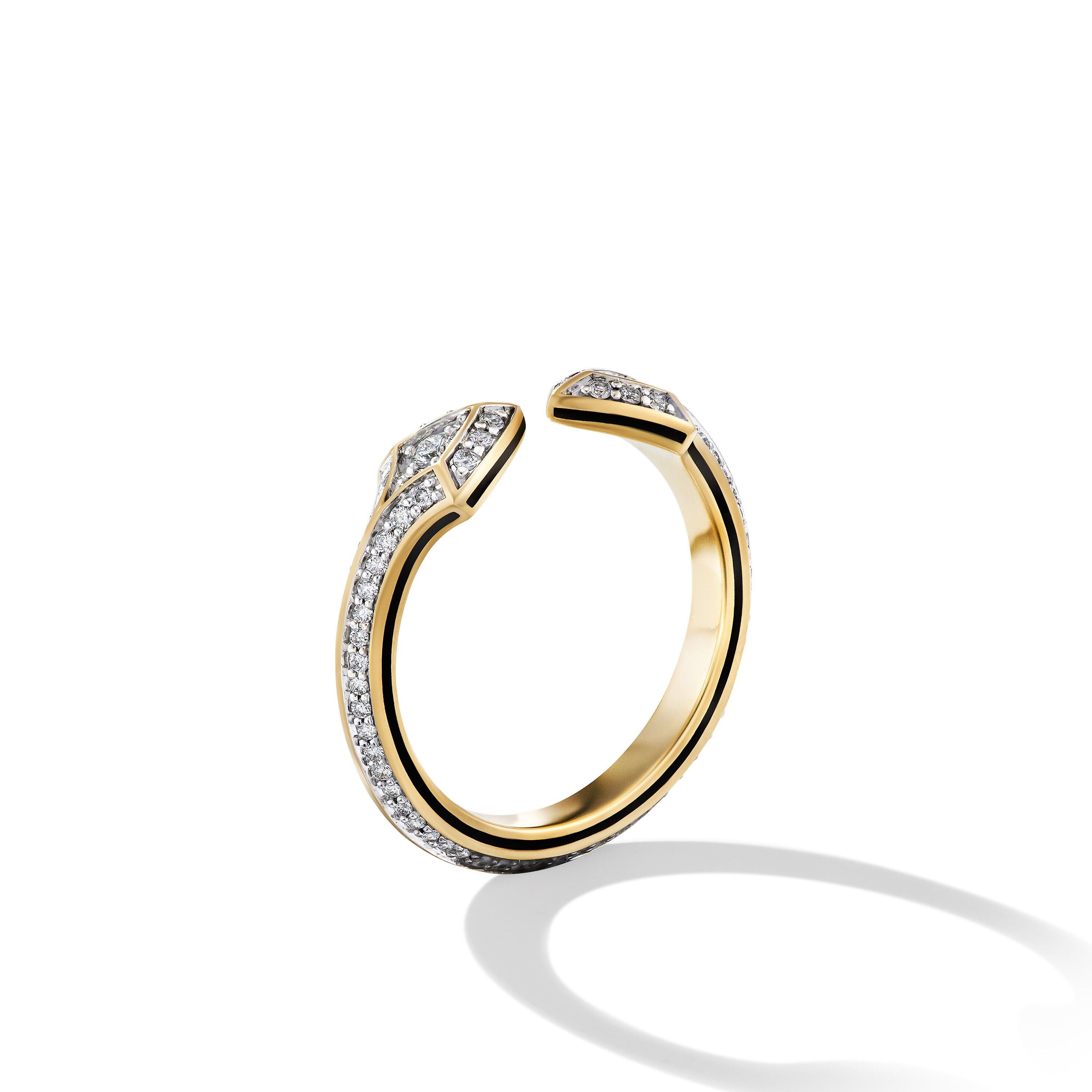 David Yurman o1w1db10526 R25870M/Size 9/Armory Bypass Band Ring in Golden Size ONE SIZE - 2 Thumbnail