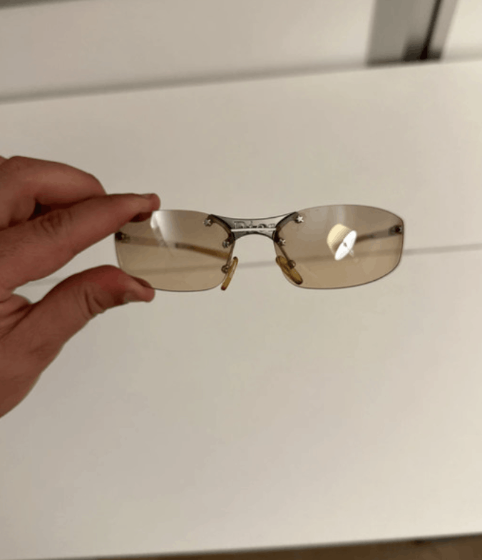Dior Dior Sunglasses Logo Sport Shield Brad Pitt Vintage EX0248 Size ONE SIZE - 1 Thumbnail