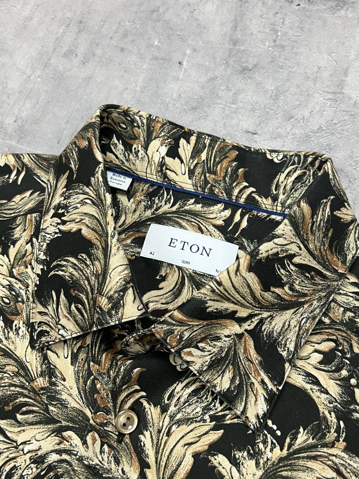 Eton Eton Floral Print Casual Shirt Size 42 Size US L / EU 52-54 / 3 - 5 Thumbnail